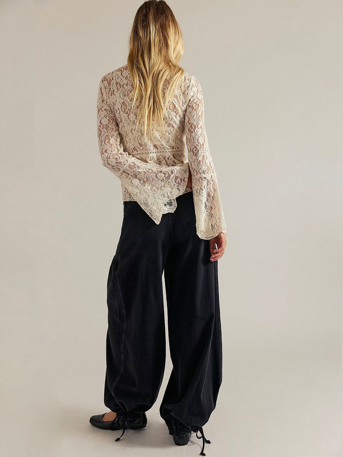Free People We The Free Lotus Balloon Jeans Black