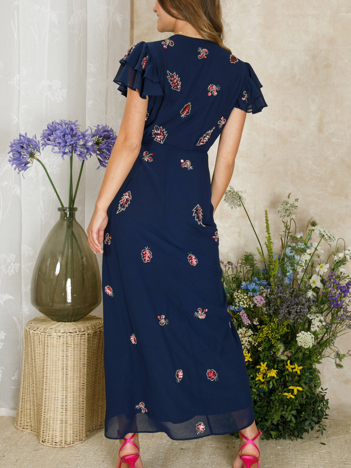 Hope & Ivy The Joslin Wrap Dress