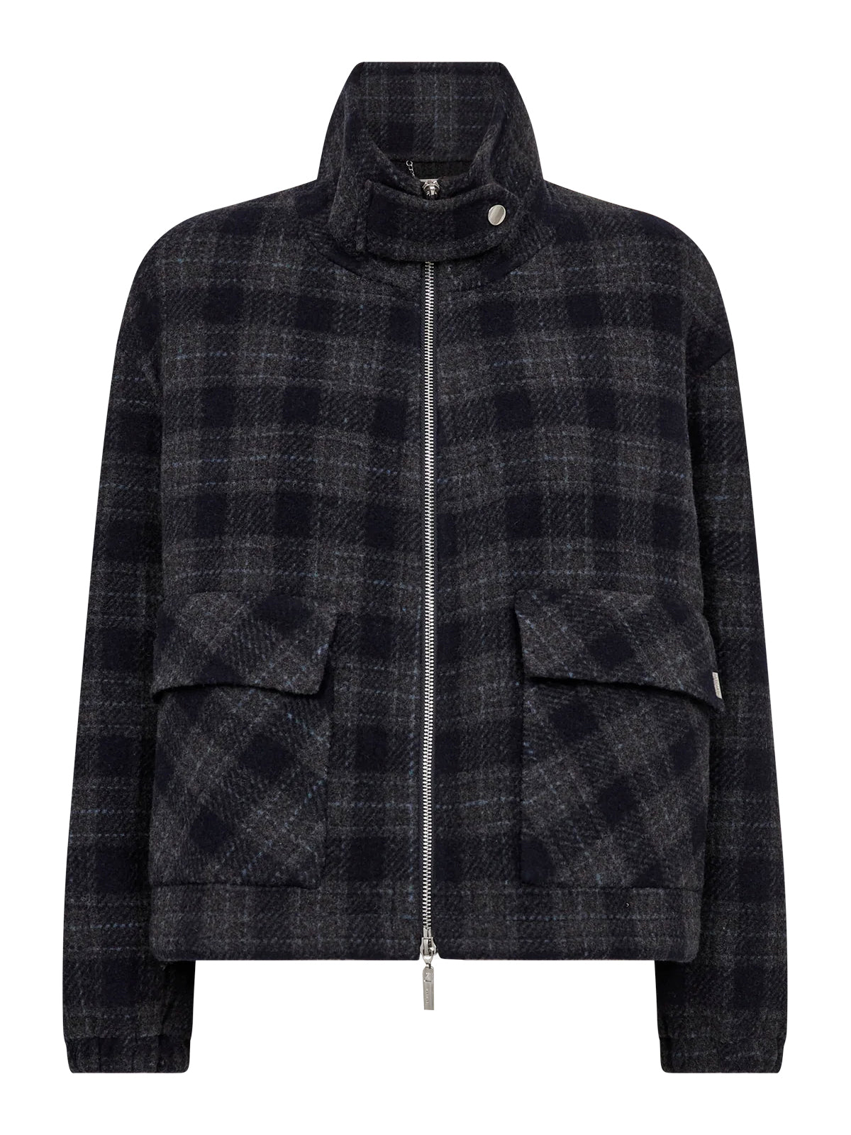 Mos Mosh MMCamille Check Jacket Navy