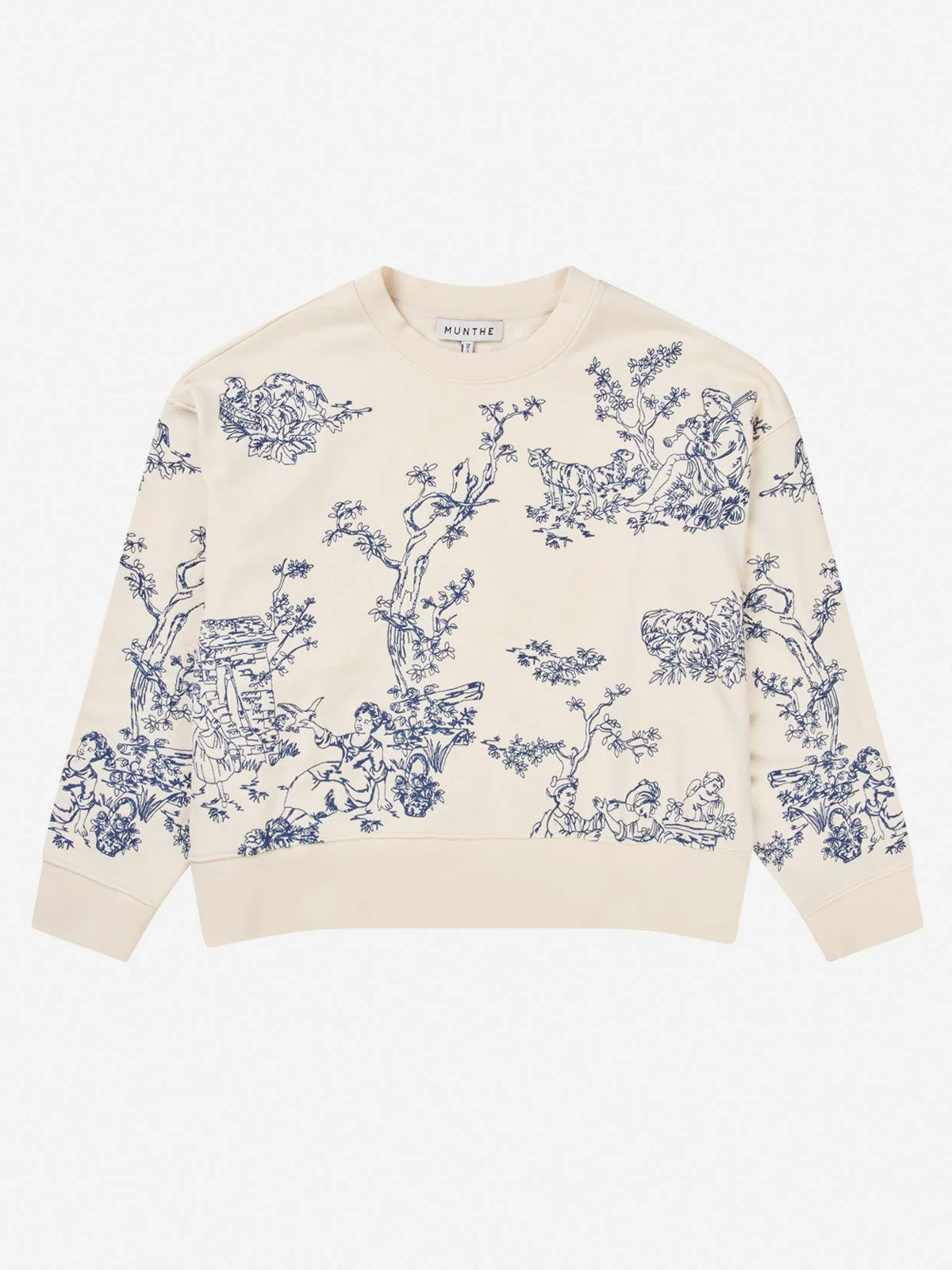 Munthe Friede Sweat Top Creme