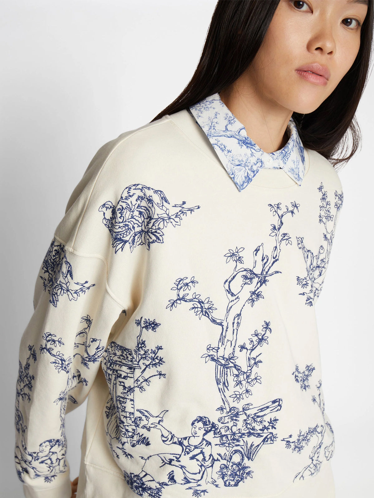 Munthe Friede Sweat Top Creme