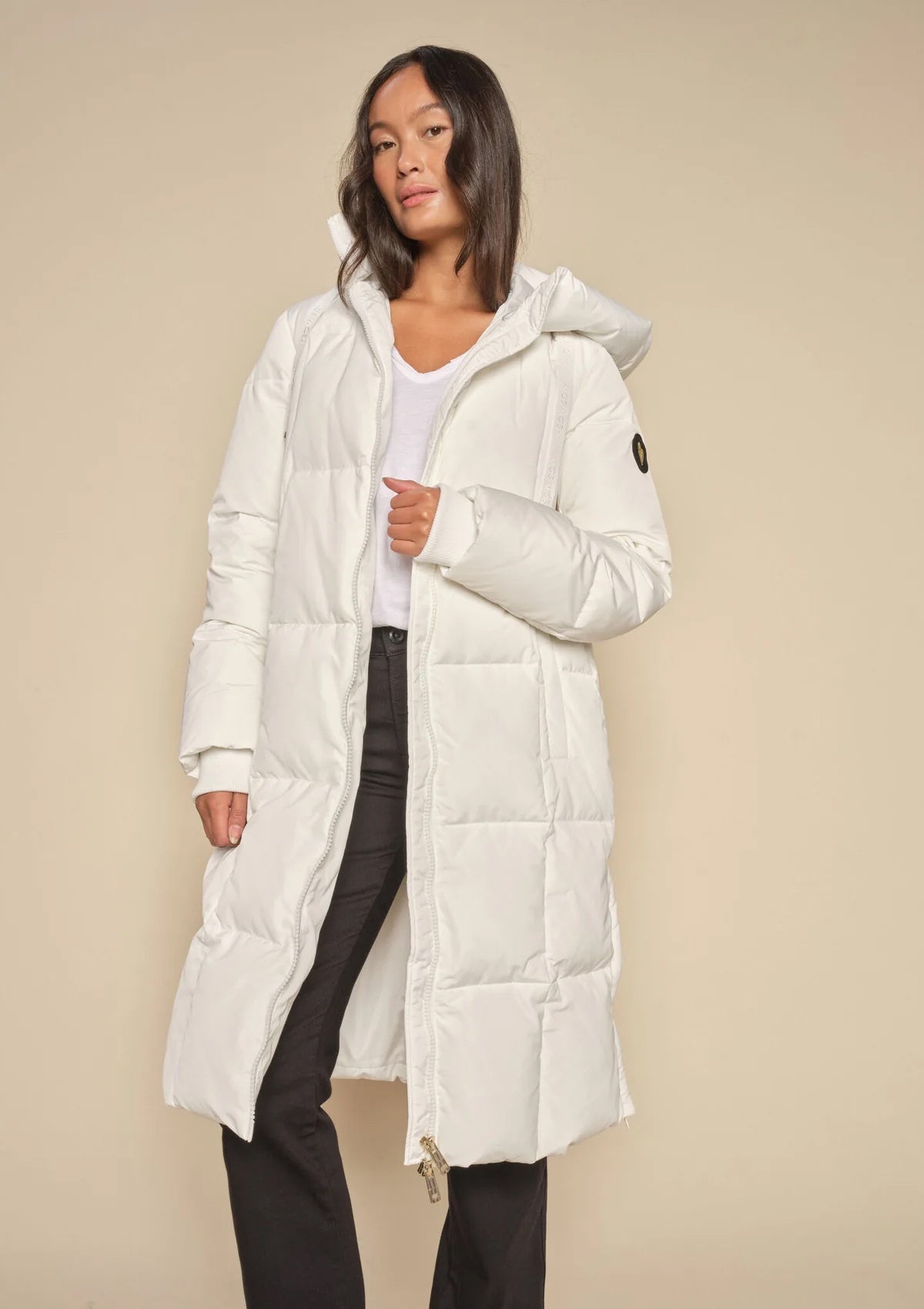 Mos Mosh Nova Square Down Coat Off White