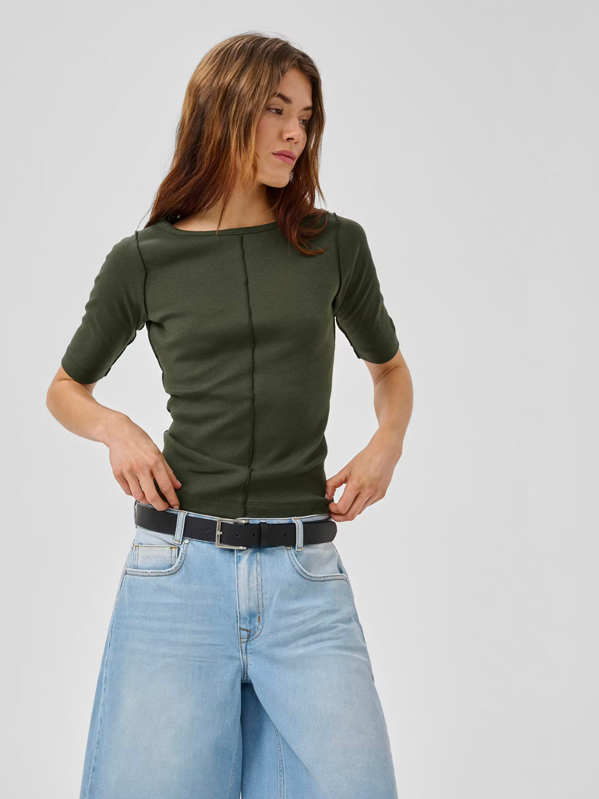 My Essential Wardrobe MandyMW T-Shirt Forest Night Green