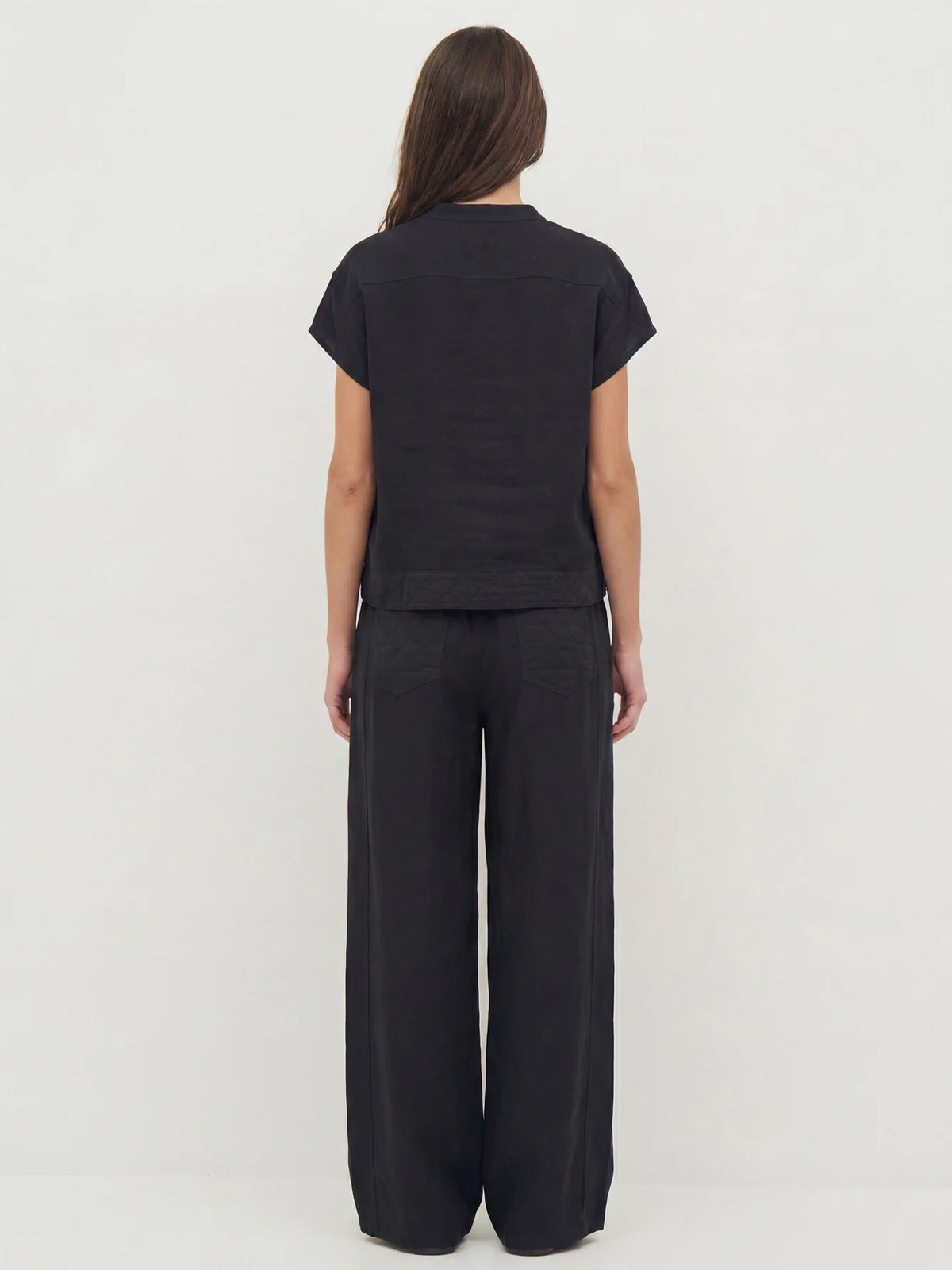 Nu Denmark Dai Linen Trousers Black