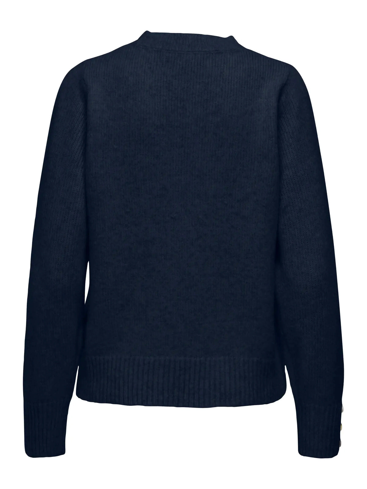 Embroidered Heart Motif Knit Jumper Navy