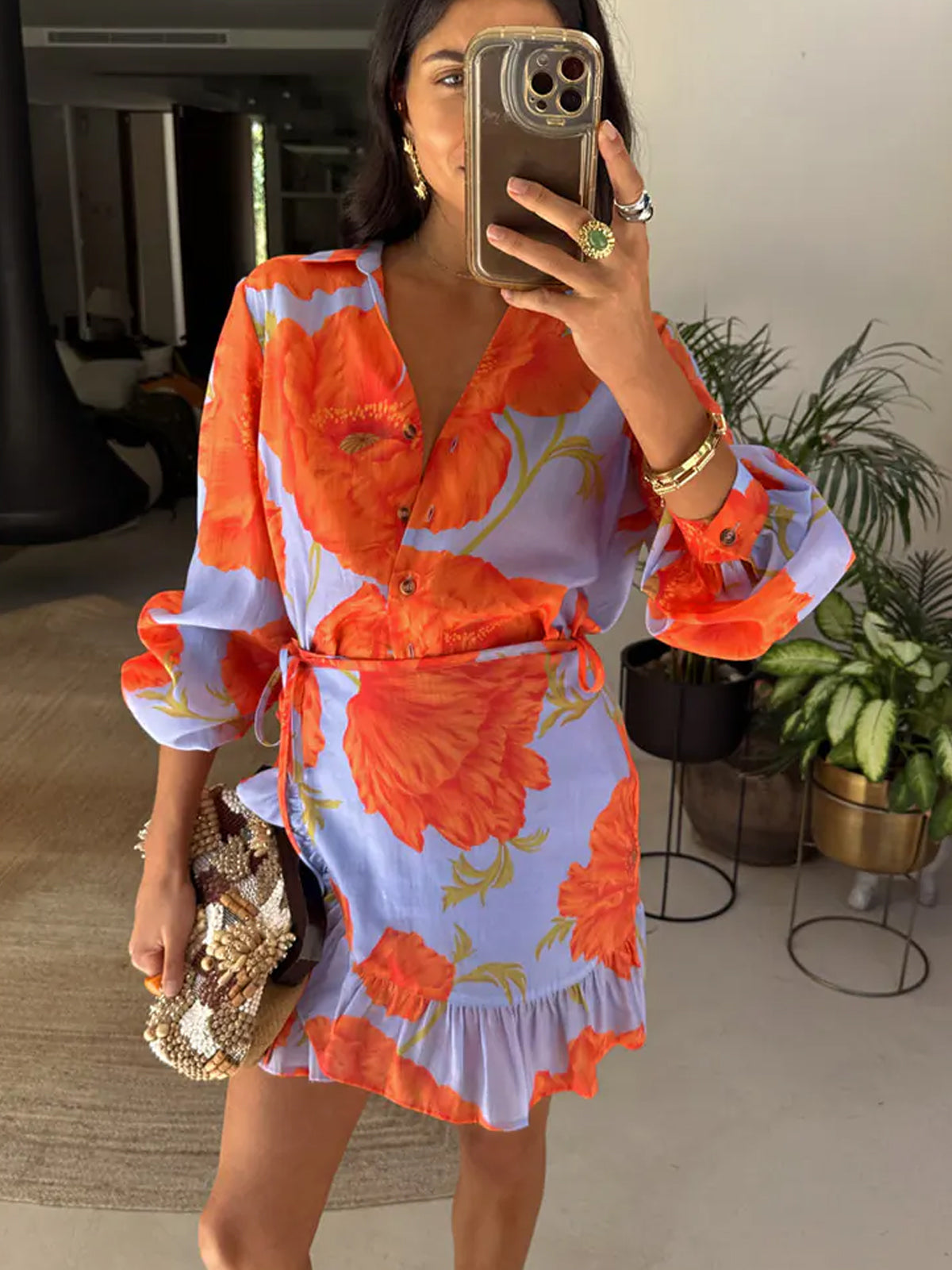 Never Fully Dressed Blue Poppy Miley Shirt