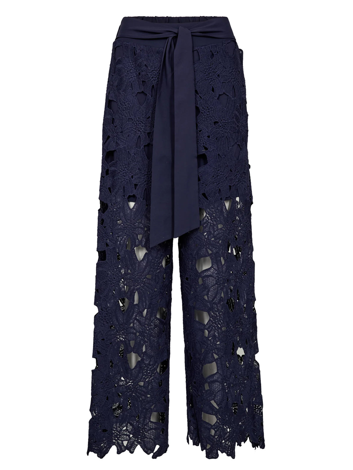 Nu Denmark Decia Lace Trousers Navy