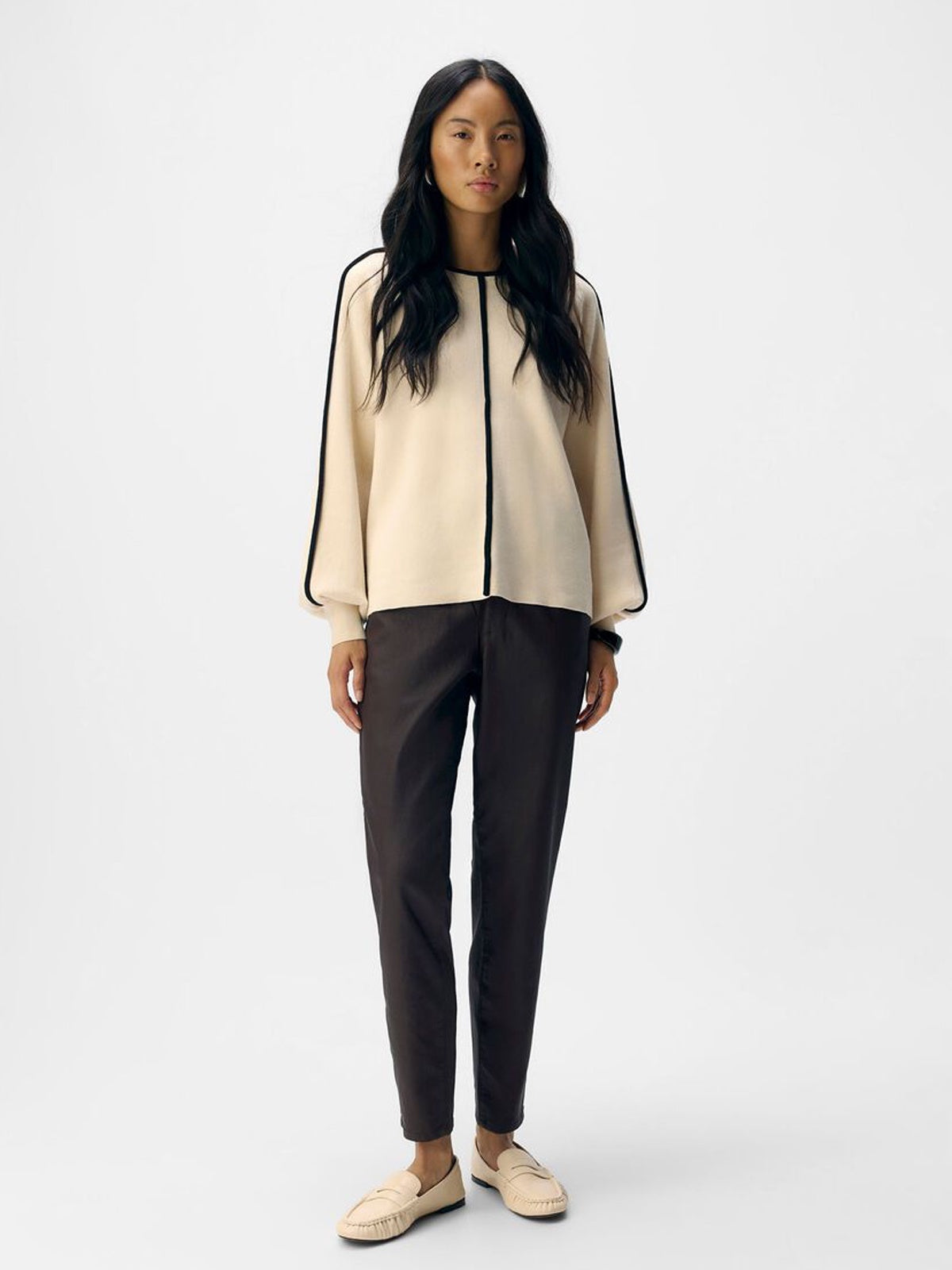 Object Detailed Knitted Pullover Sandshell