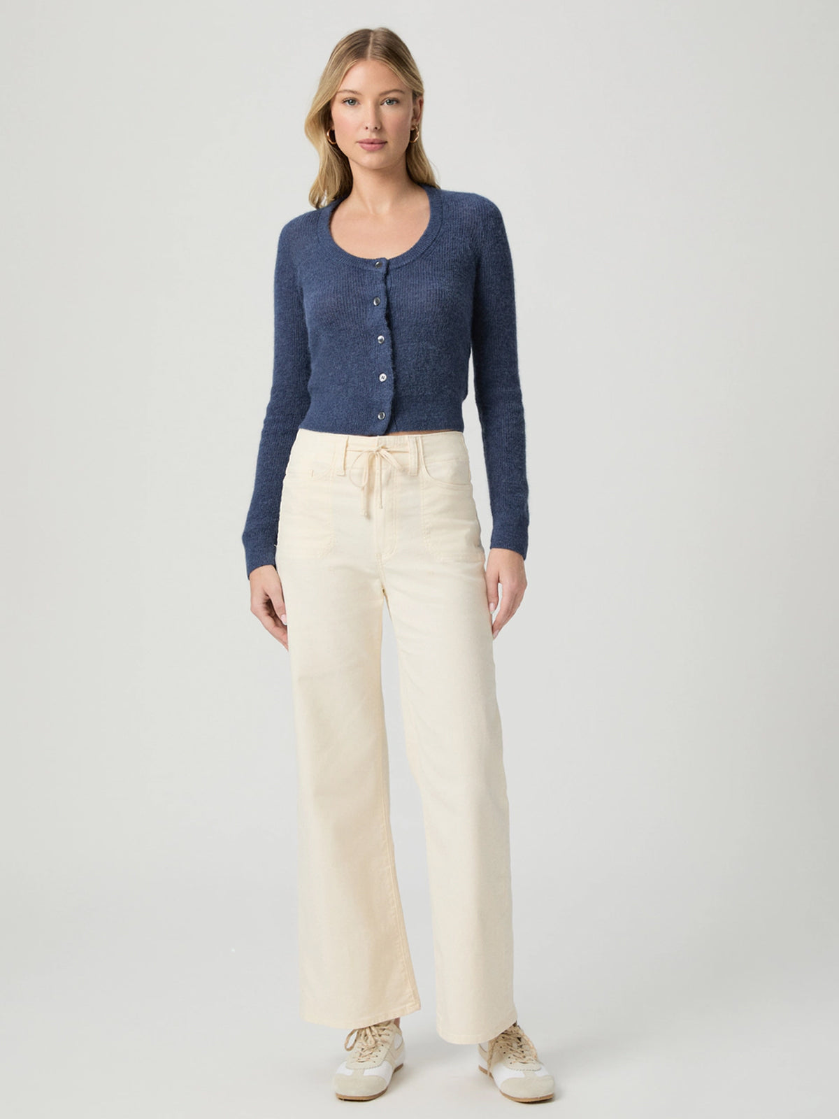 Paige Ari Wide Leg Pant Quartz Sand