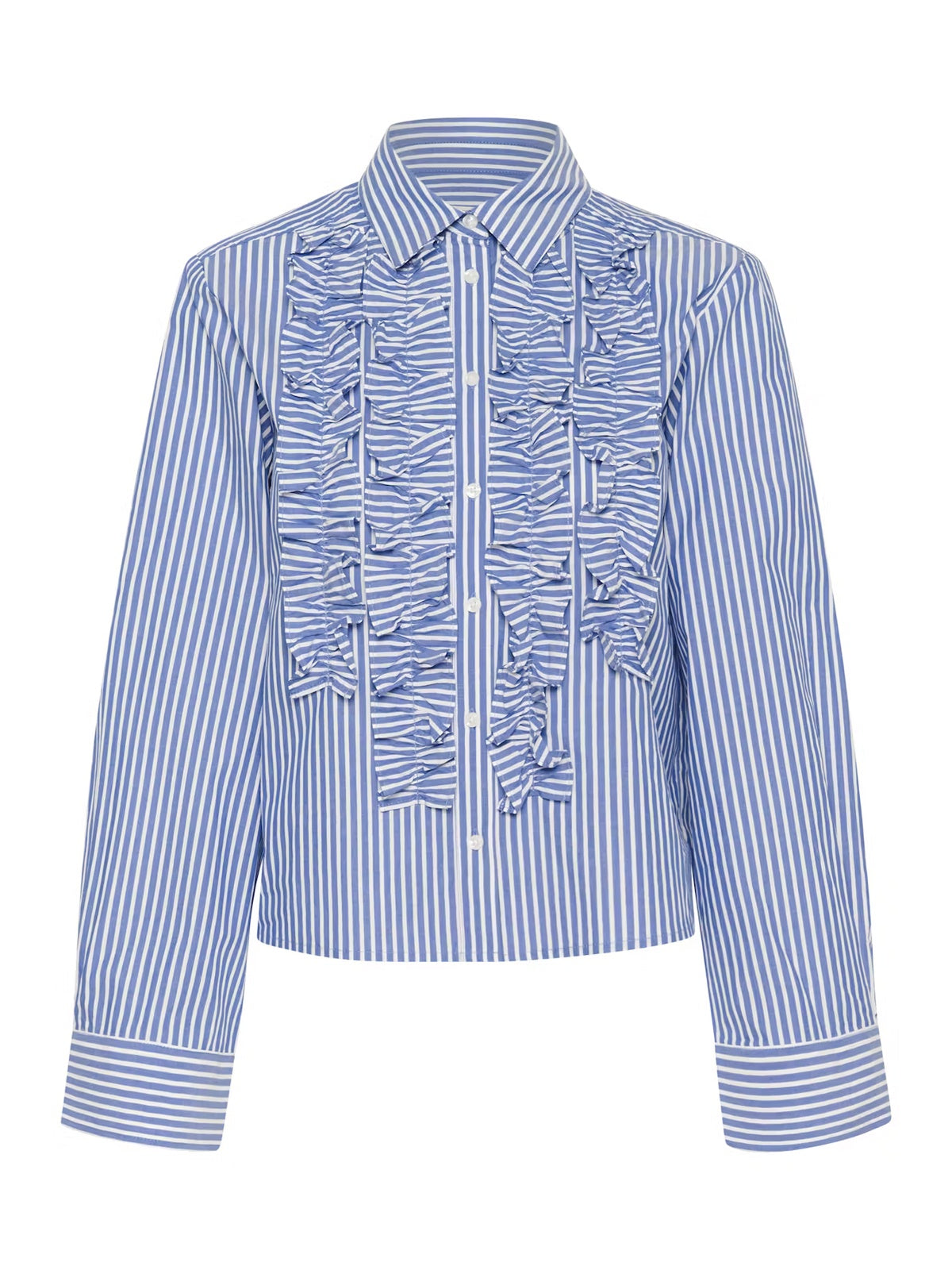 Part Two Pranvera Shirt Blue Stripe