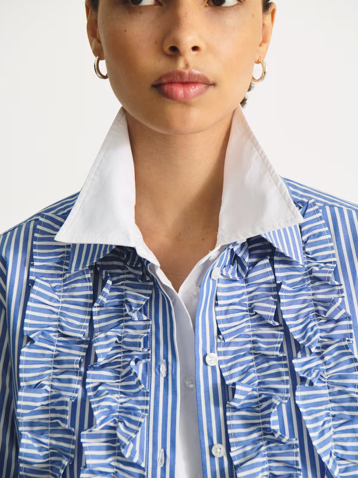 Part Two Pranvera Shirt Blue Stripe