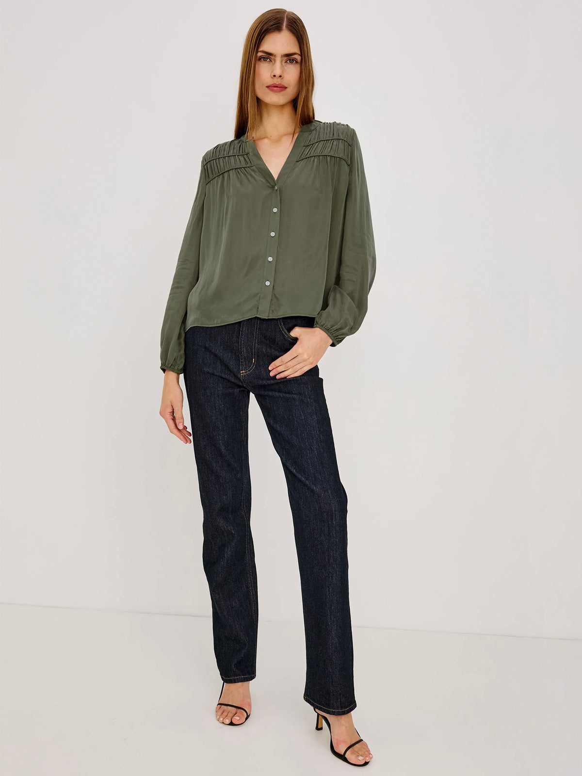 Rails Cadence Shirt Washed Olive