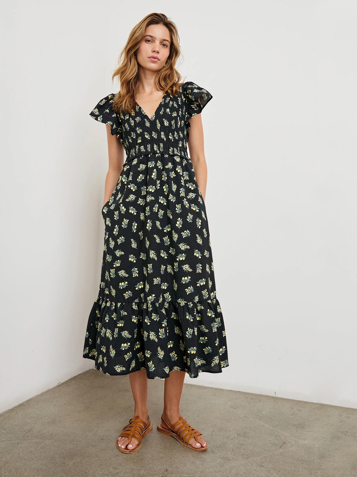 Rails Clementine Dress Dark Amaryllis