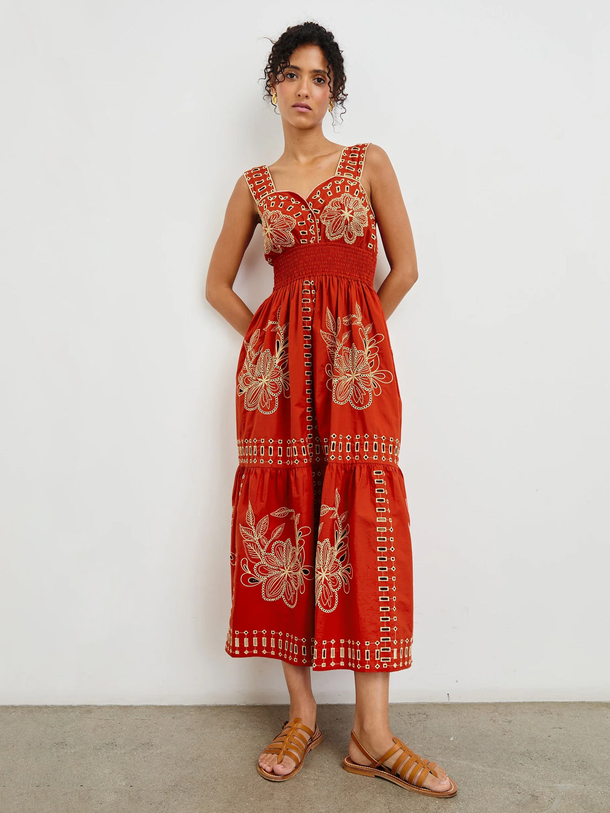 Rails Fawn Dress Terracotta