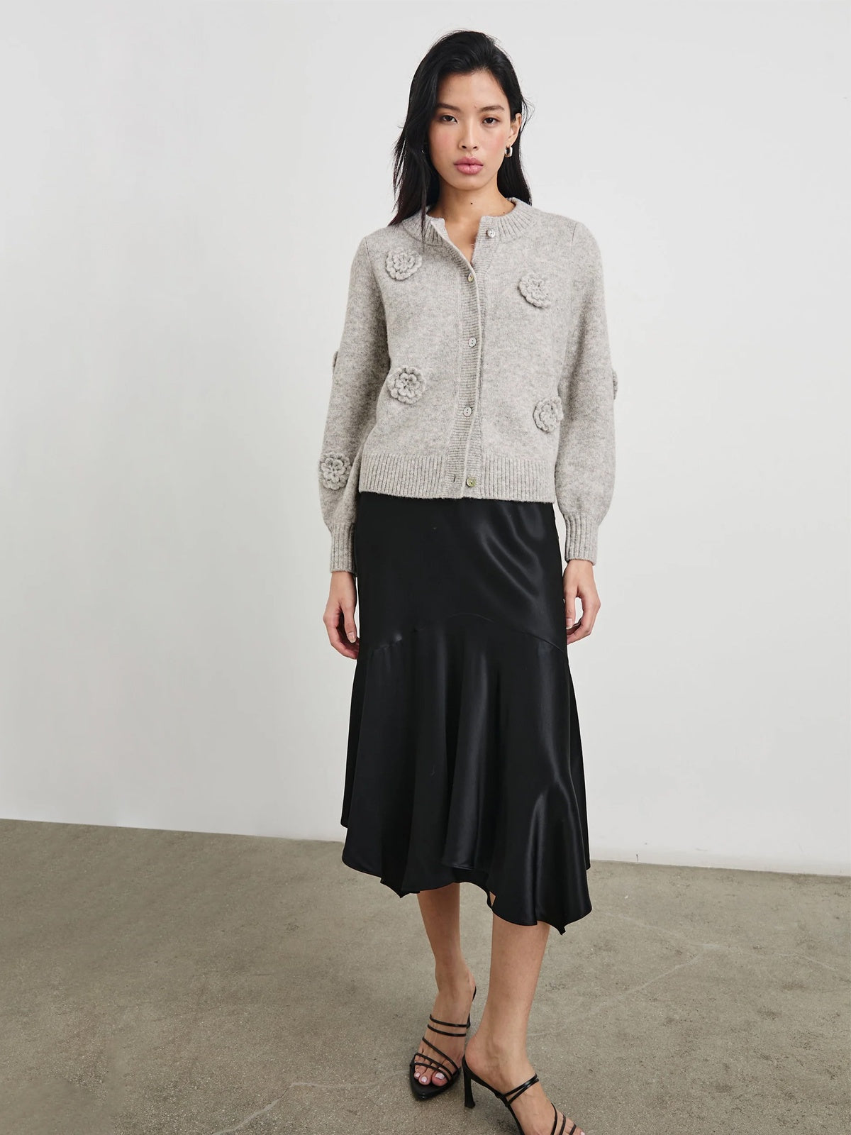 Rails Francesca Cardigan Heather Grey