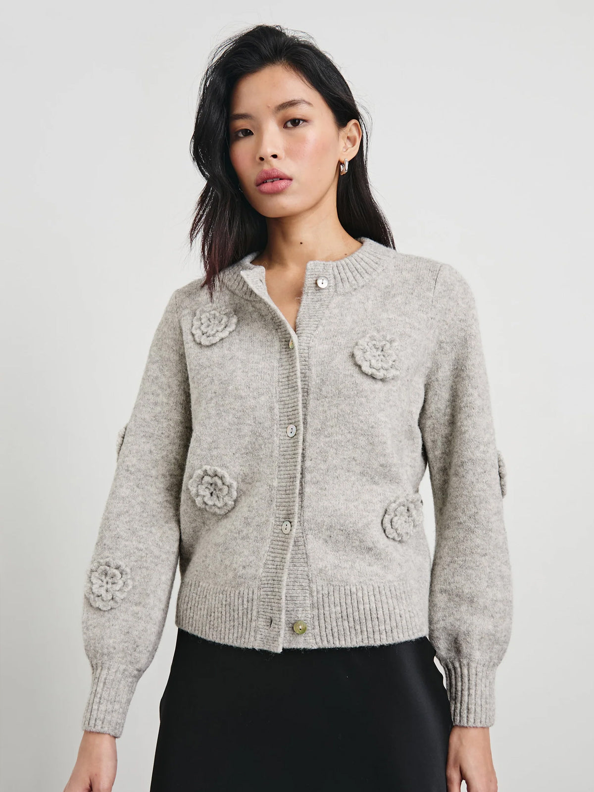 Rails Francesca Cardigan Heather Grey