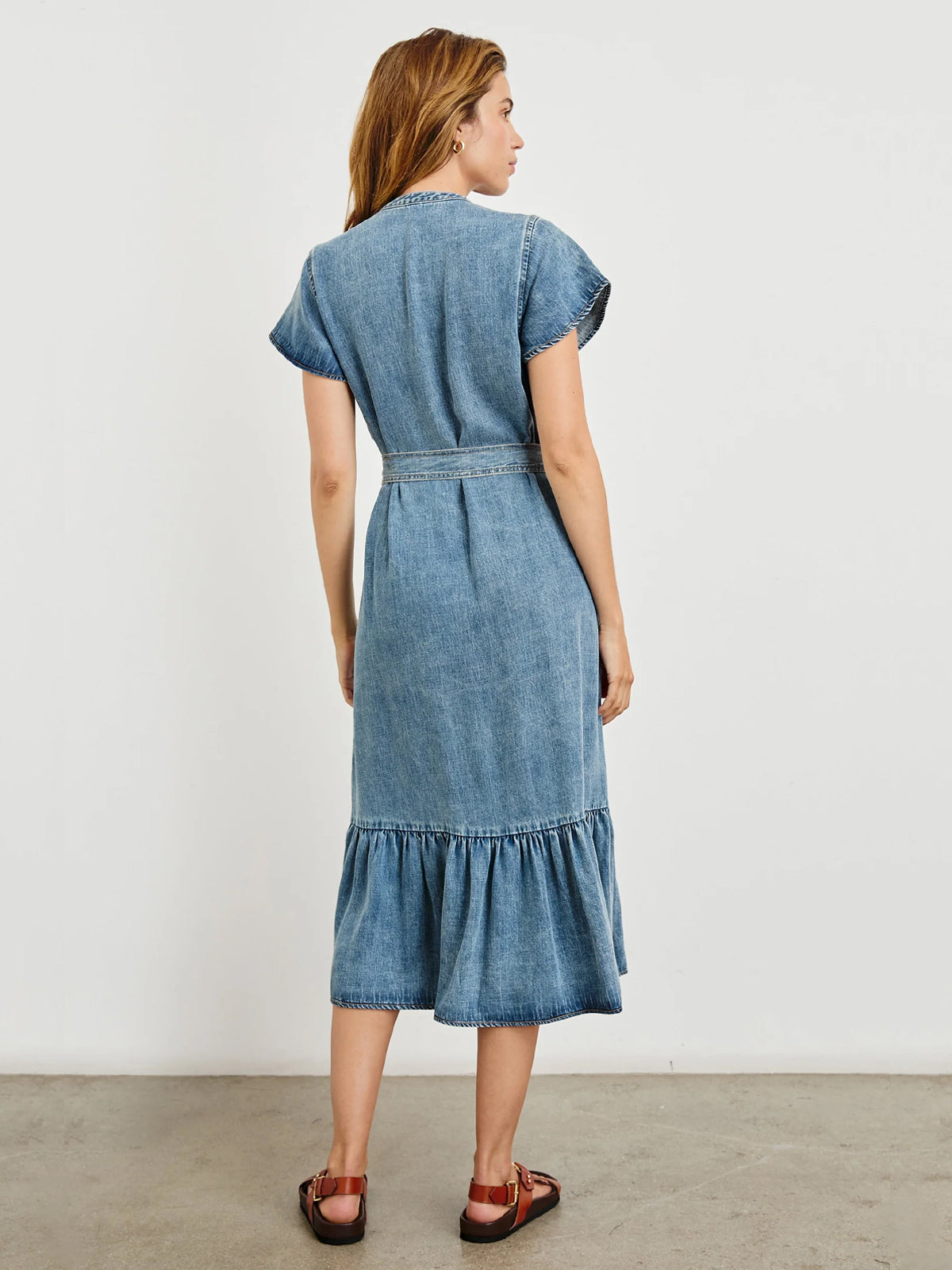 Rails Kahlo Dress Mid Blue