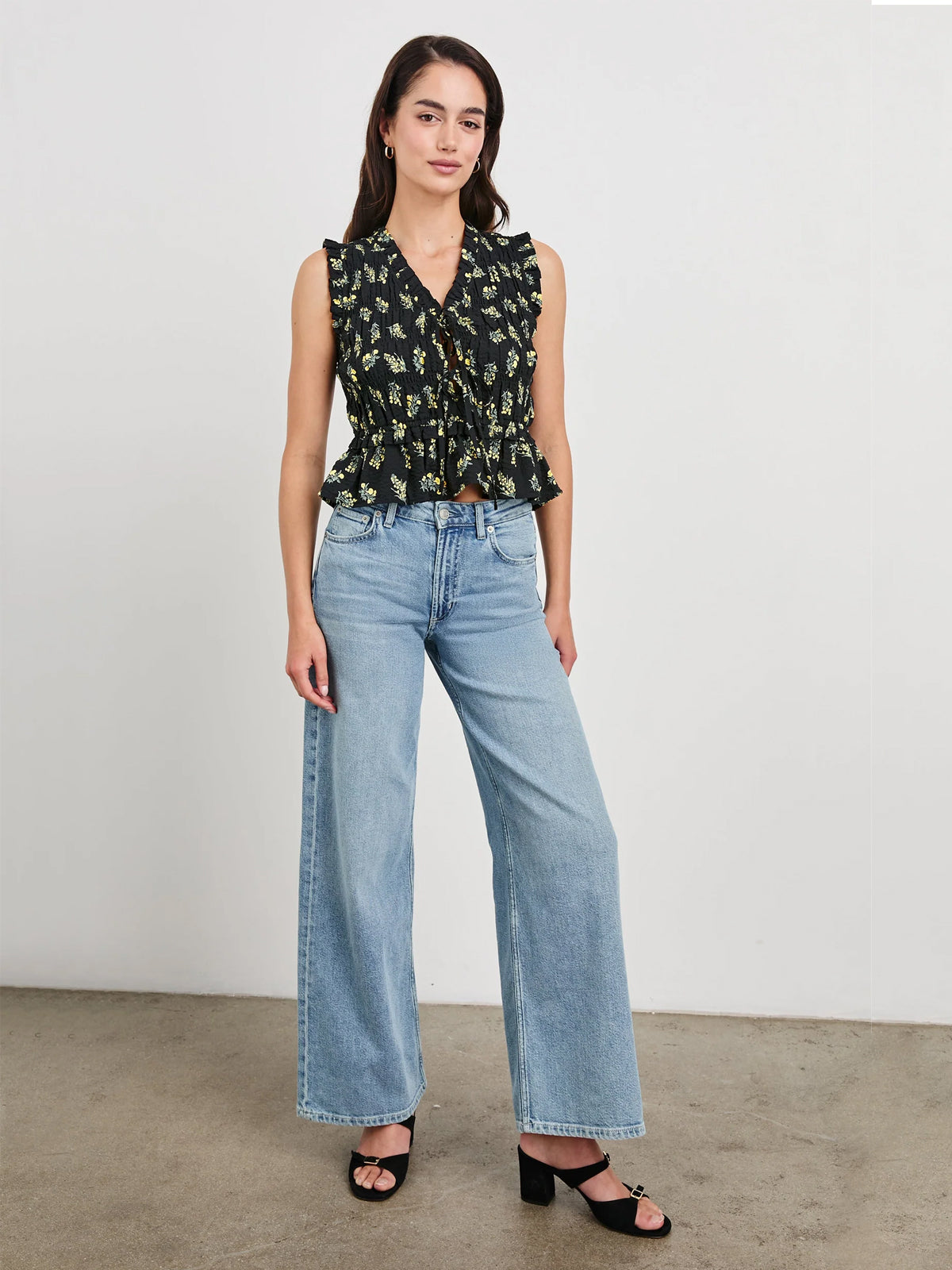 Rails Martine Top Dark Amaryllis