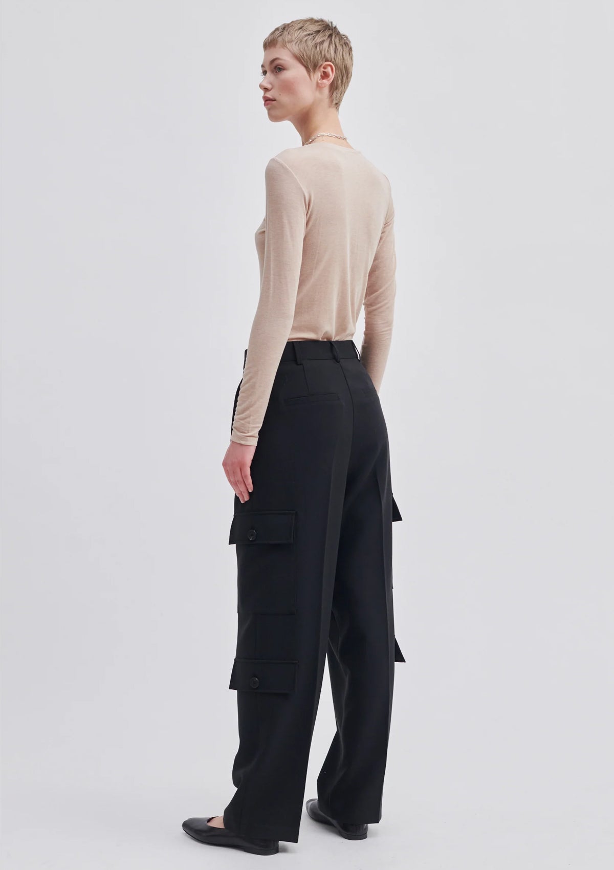 Second Female Evile Pocket Trousers Black