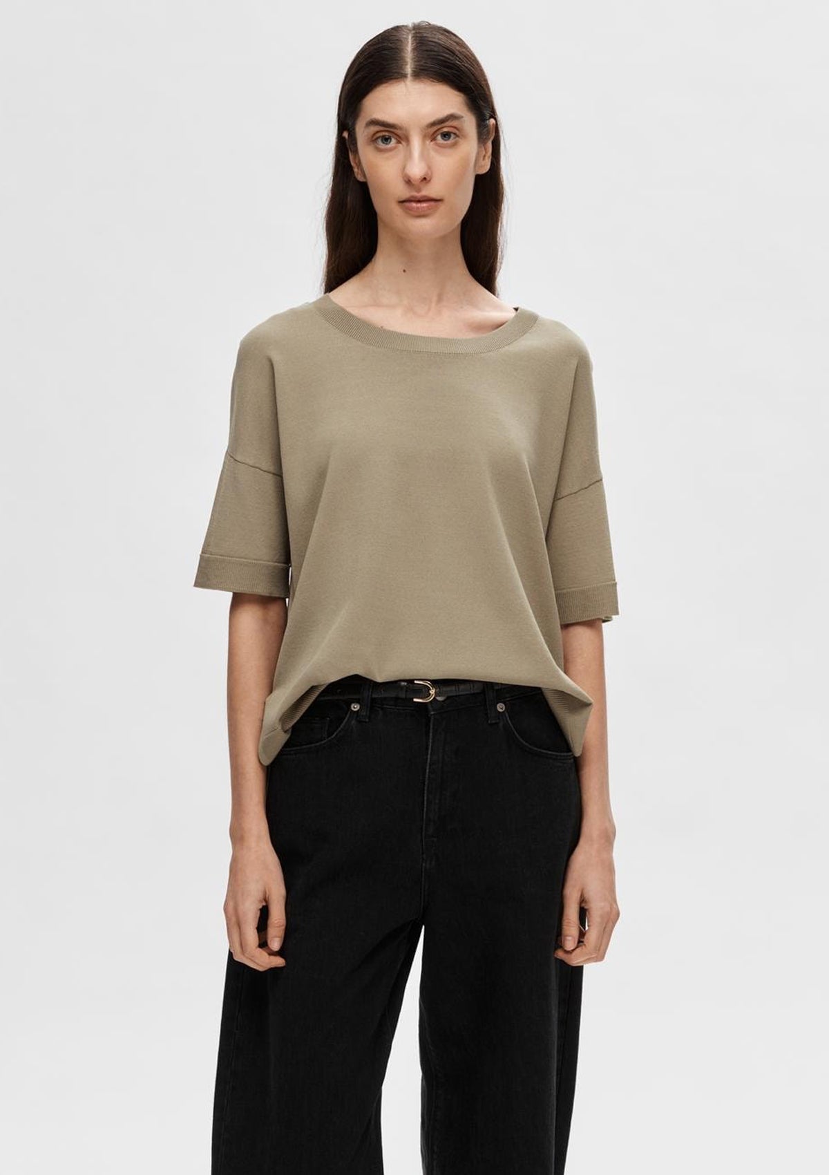Selected Femme Wille Knit Natural