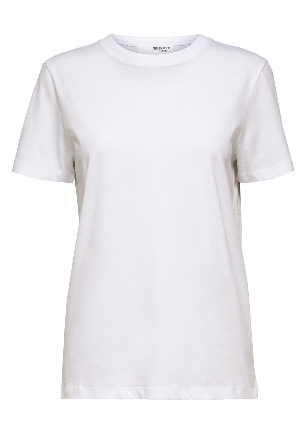 Selected Femme Essential O-Neck Tee White