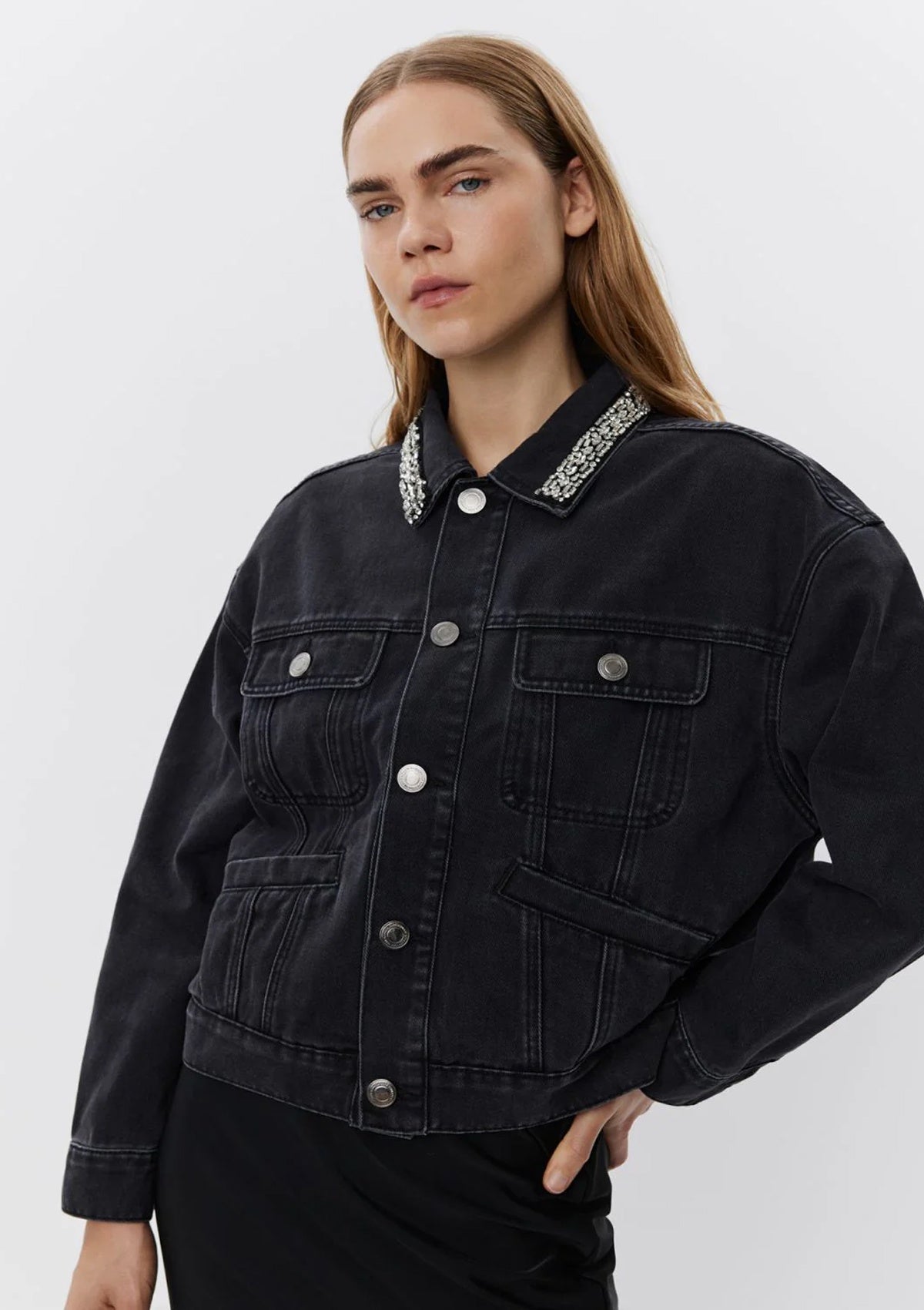 Sofie Schnoor QuinnSW Denim Jacket Black