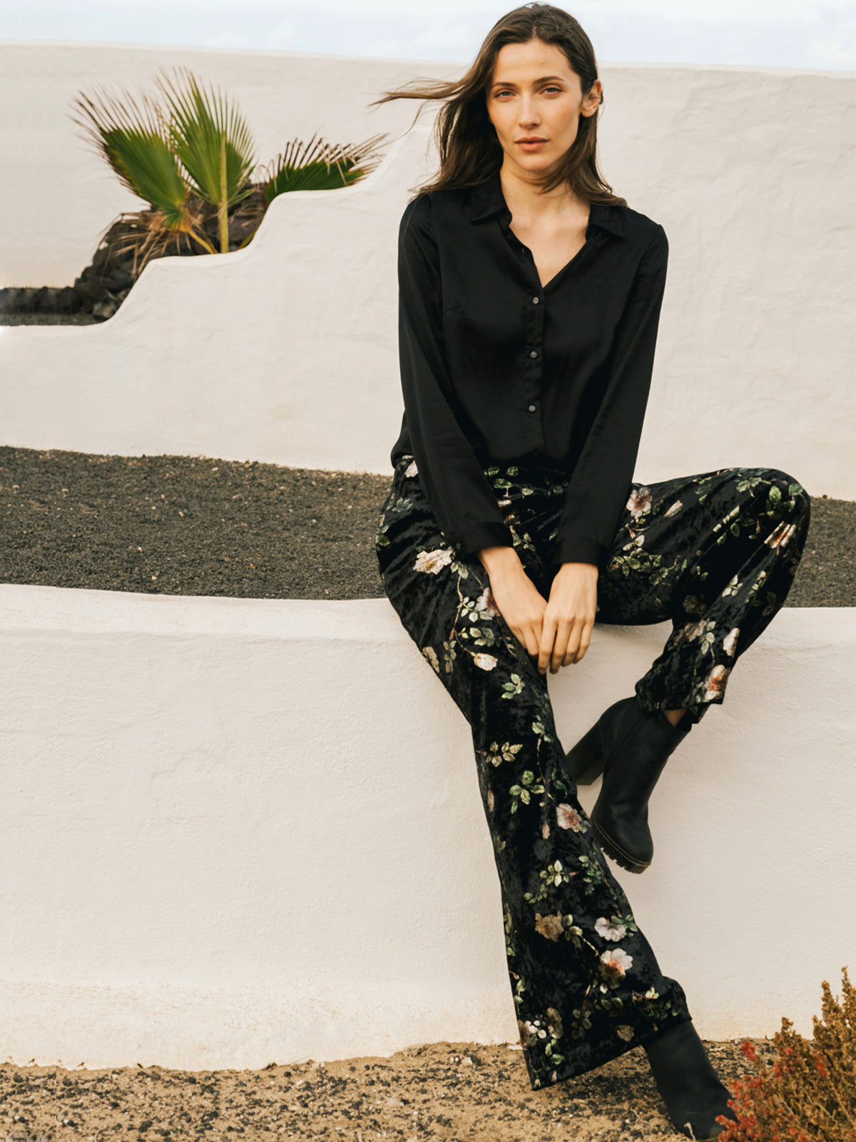 Traffic People Swan Song Edith Trousers Black