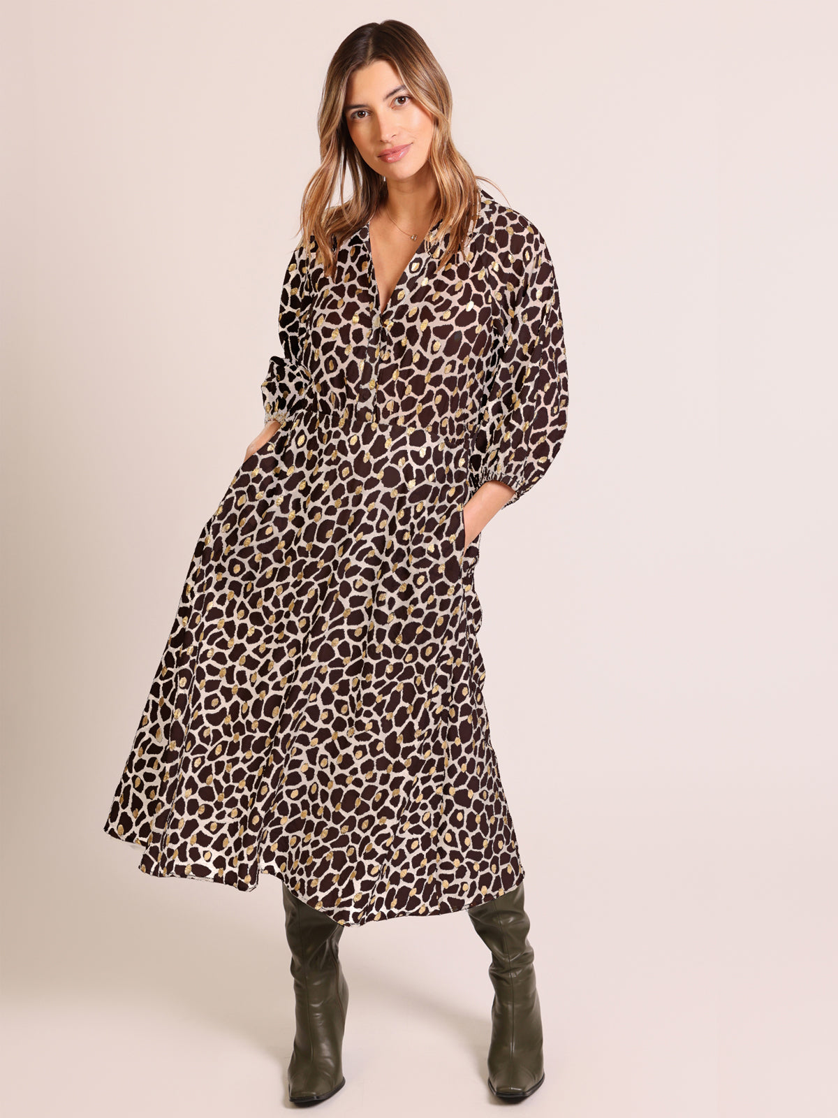 Traffic People Fusion Dress Black