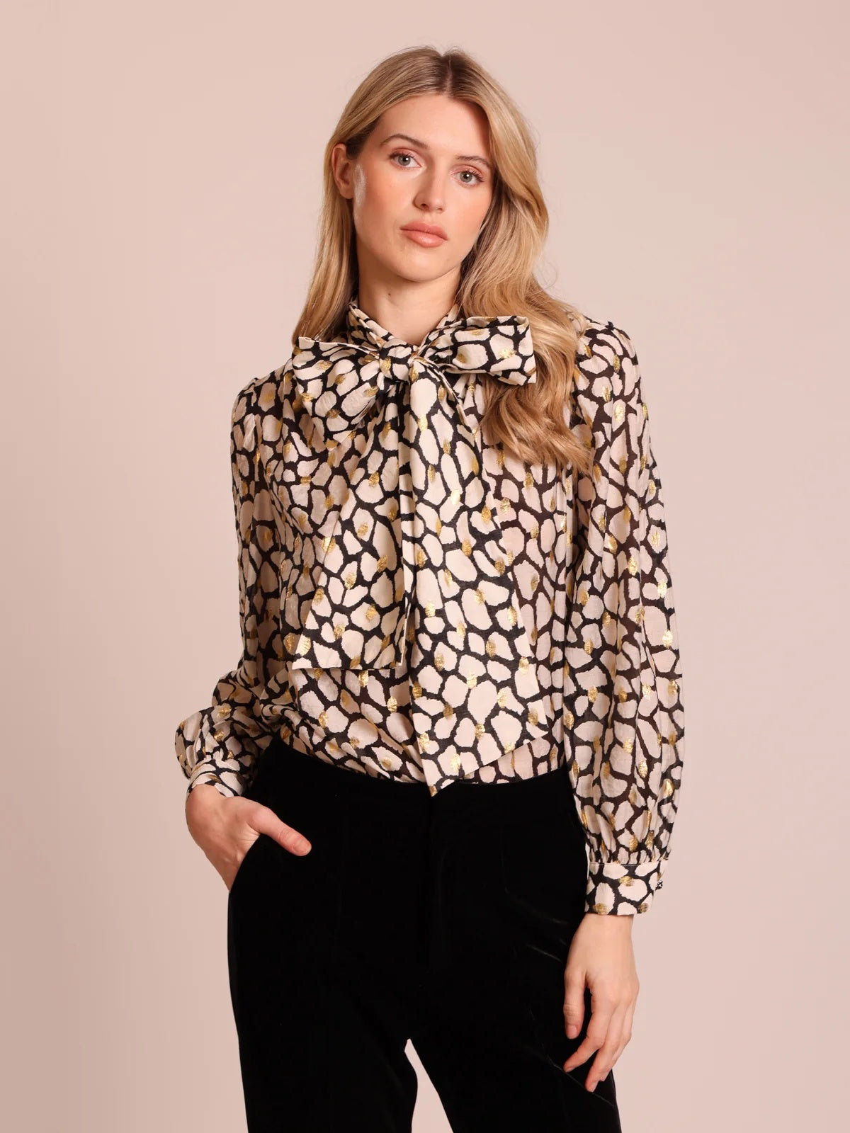 Traffic People Bonnie Blouse White