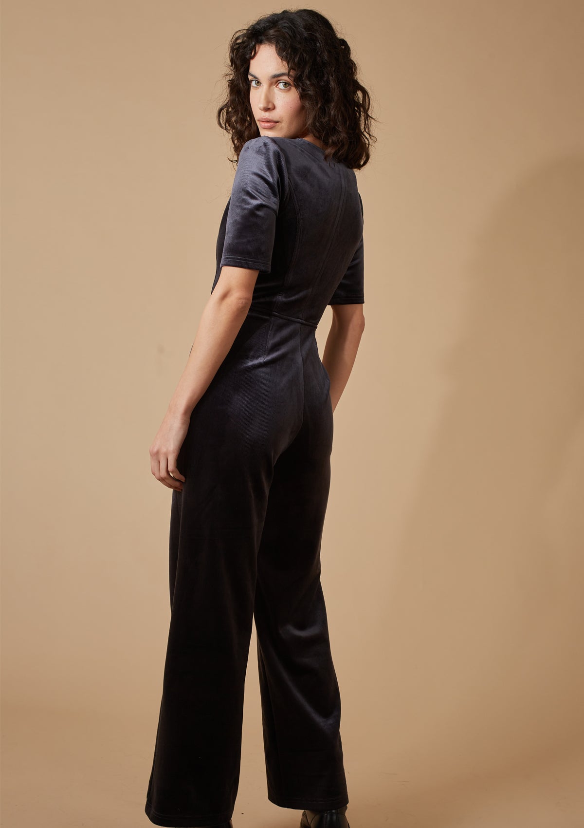 Traffic People Corrie Bratter Clan Jumpsuit Charcoal