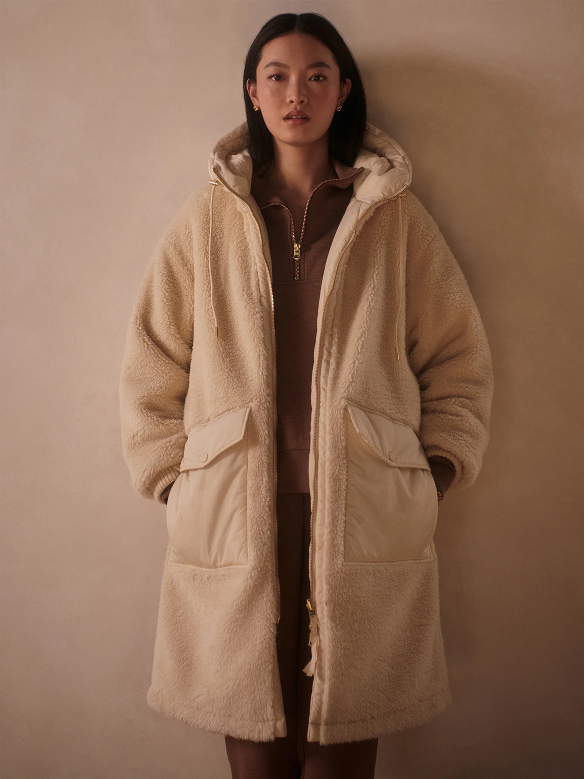 Varely Cyrus Reversible Coat Sandshell