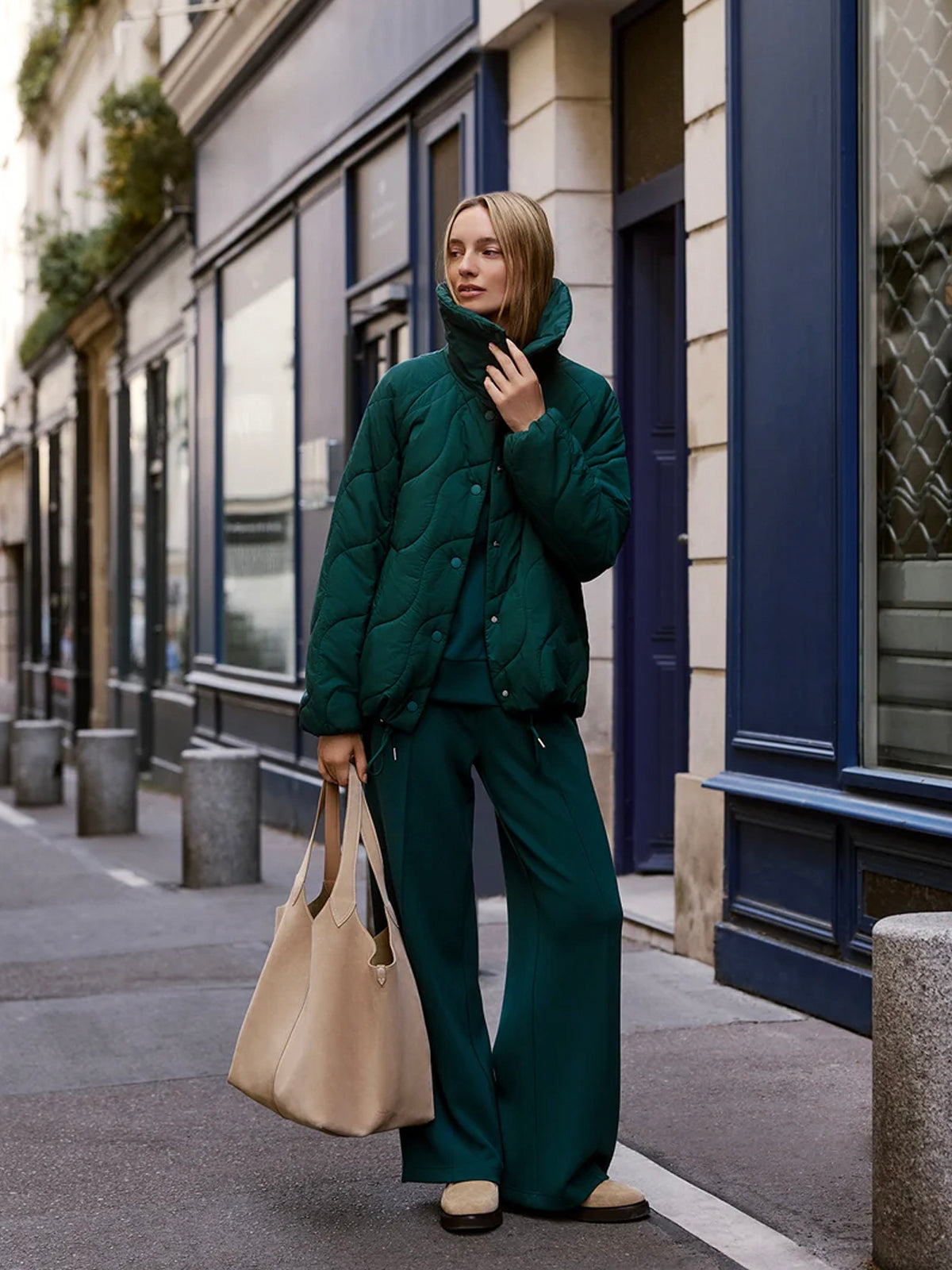 Varley Fabia Quilted Jacket Ponderosa Pine