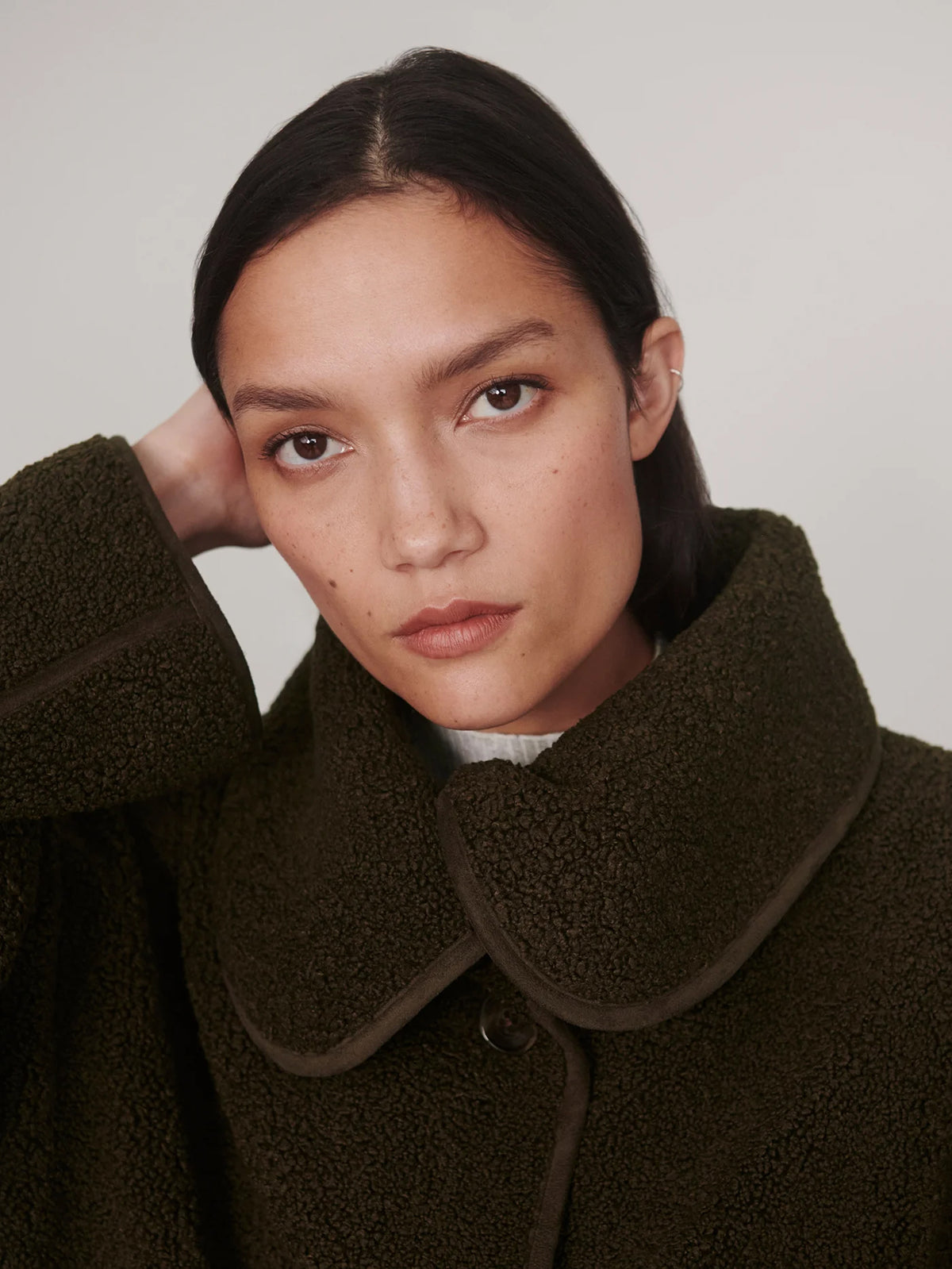 Varley Kellan Short Boxy Jacket Olive Bark