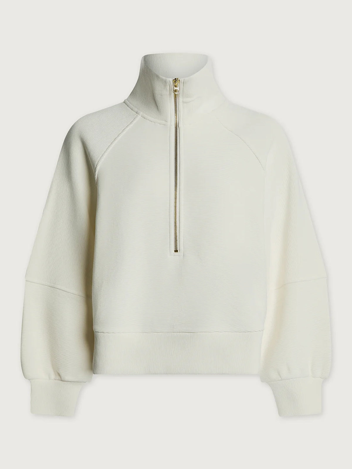 Varley Milano Half Zip Sweat Ivory