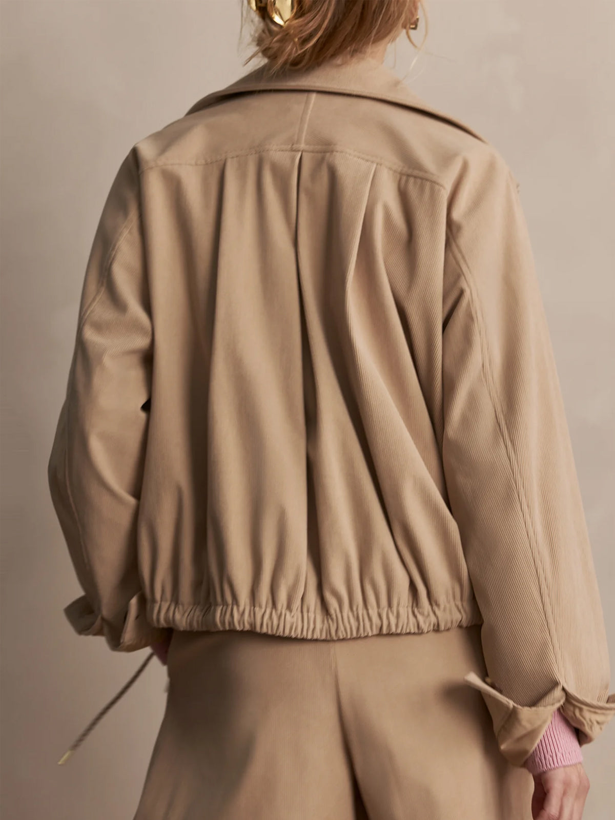 Varley Nadina Blouson Jacket Light Taupe