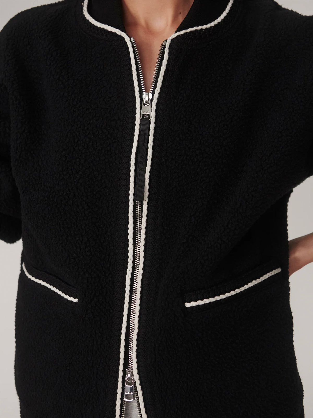 Varley Rochell Fleece Jacket Black