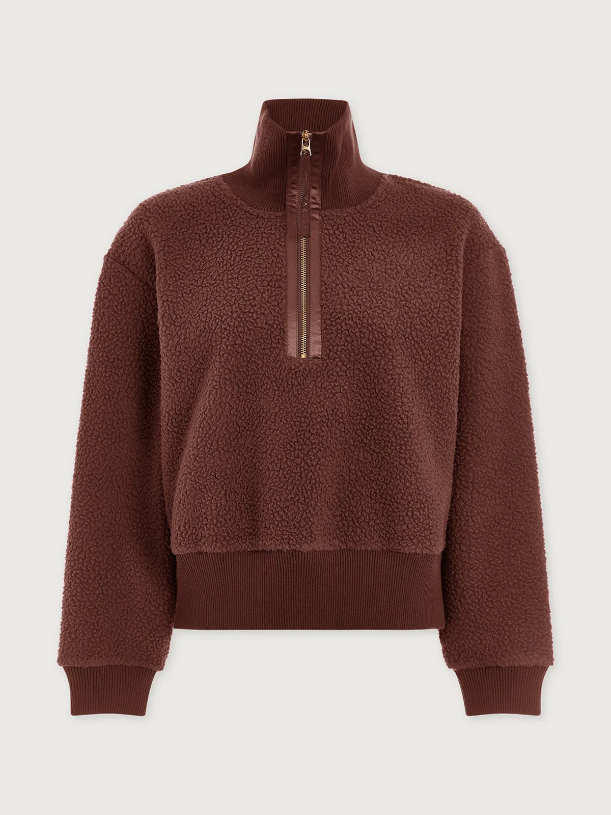 Varley Roselle Half Zip Fleece Deep Mahogany