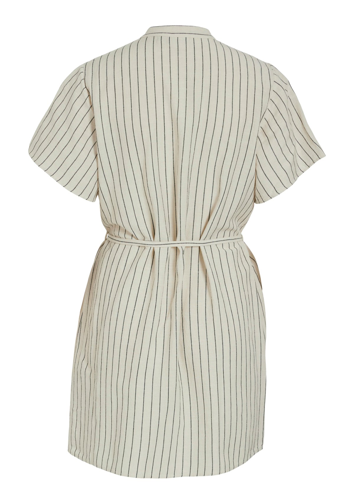 Vila Natural Stripe Shirt Dress