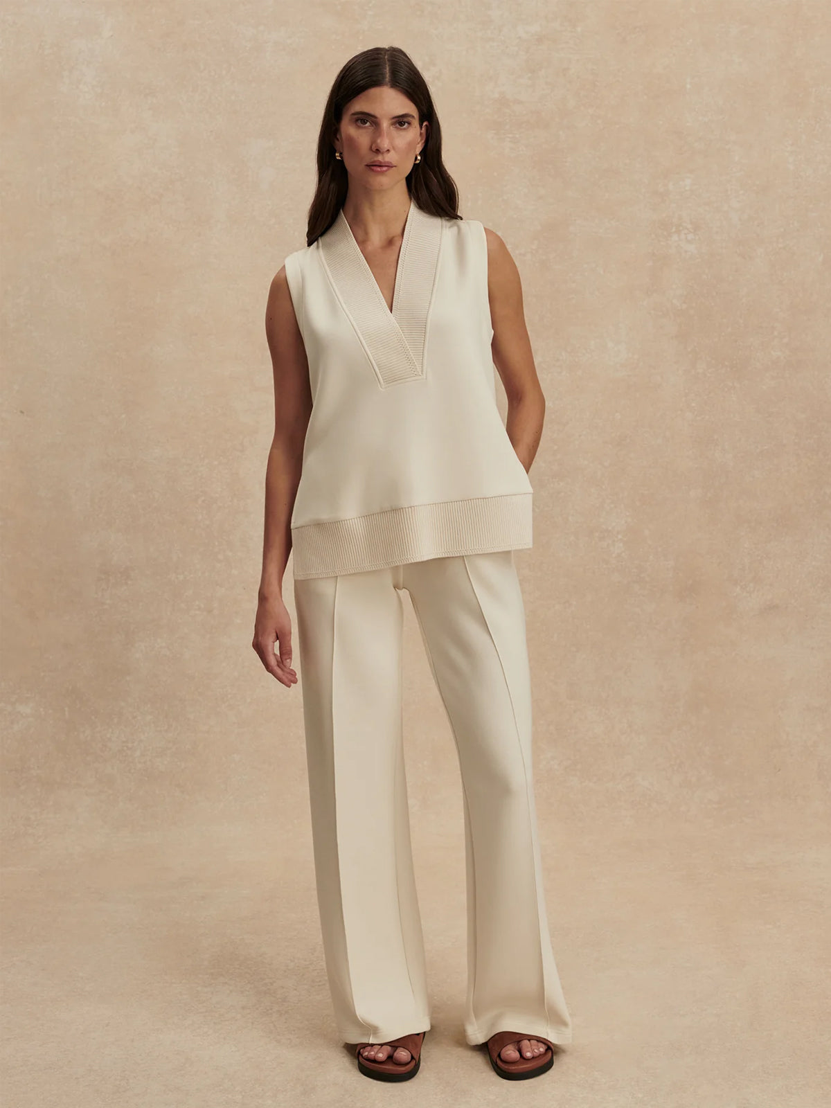 Varley Freida V Neck Tank Pristine