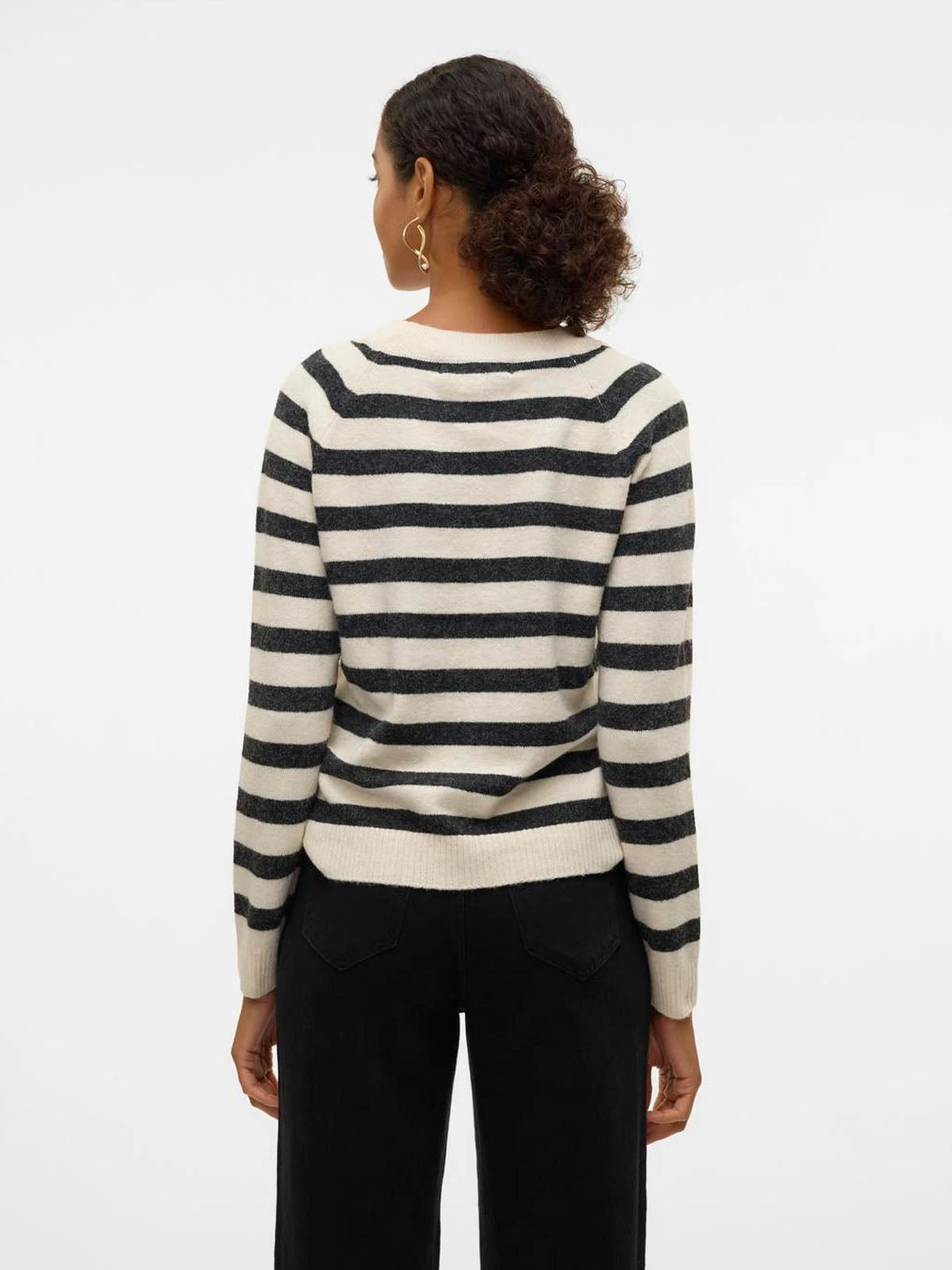 Vero Moda O-Neck Stripe Knit