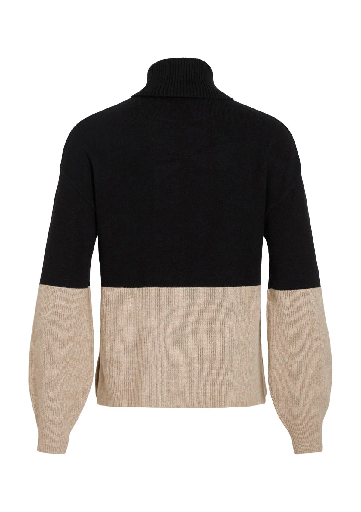 Vila Colour Block Roll Knit