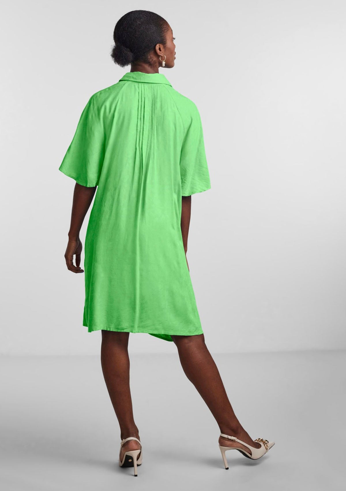 YAS 2/4 Shirt Dress Summer Green