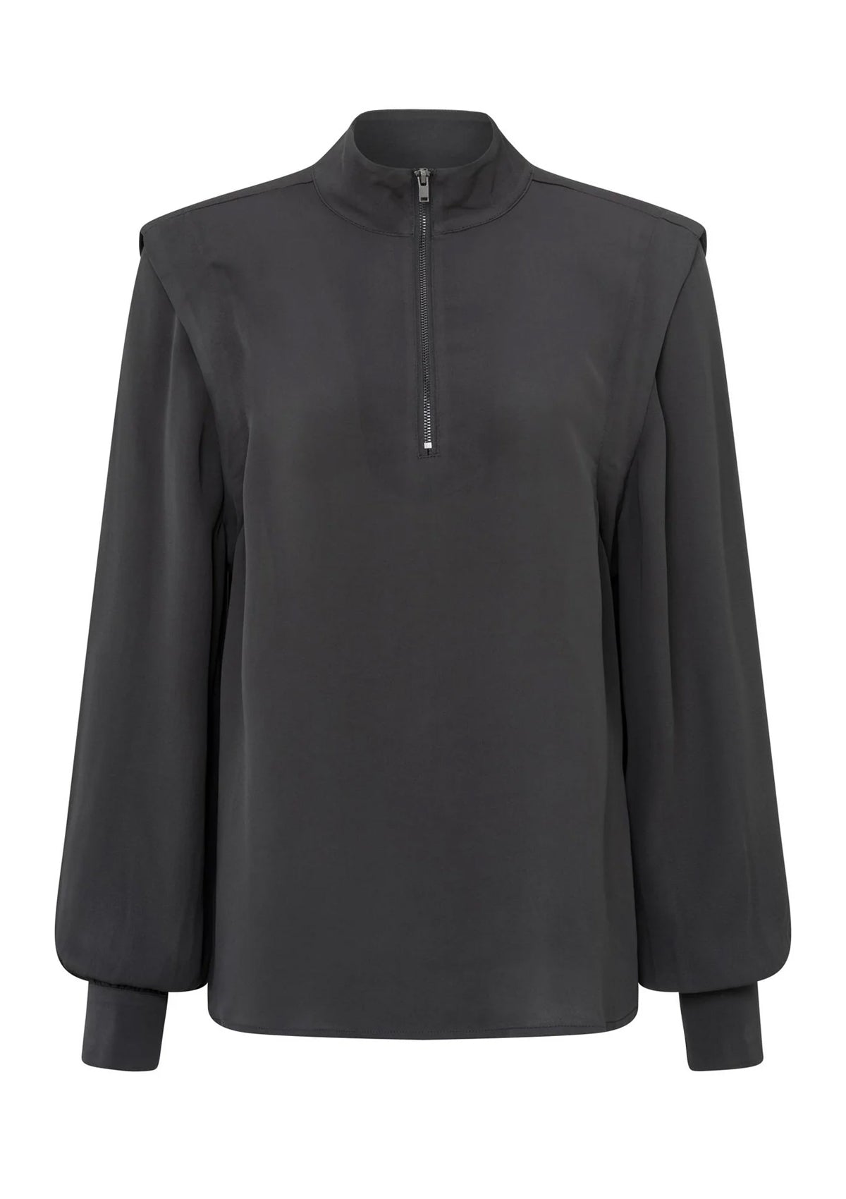 YAYA High Turtleneck Blouse Black