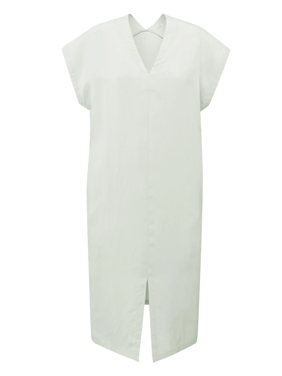 YAYA Double V-Neck Dress With Slit