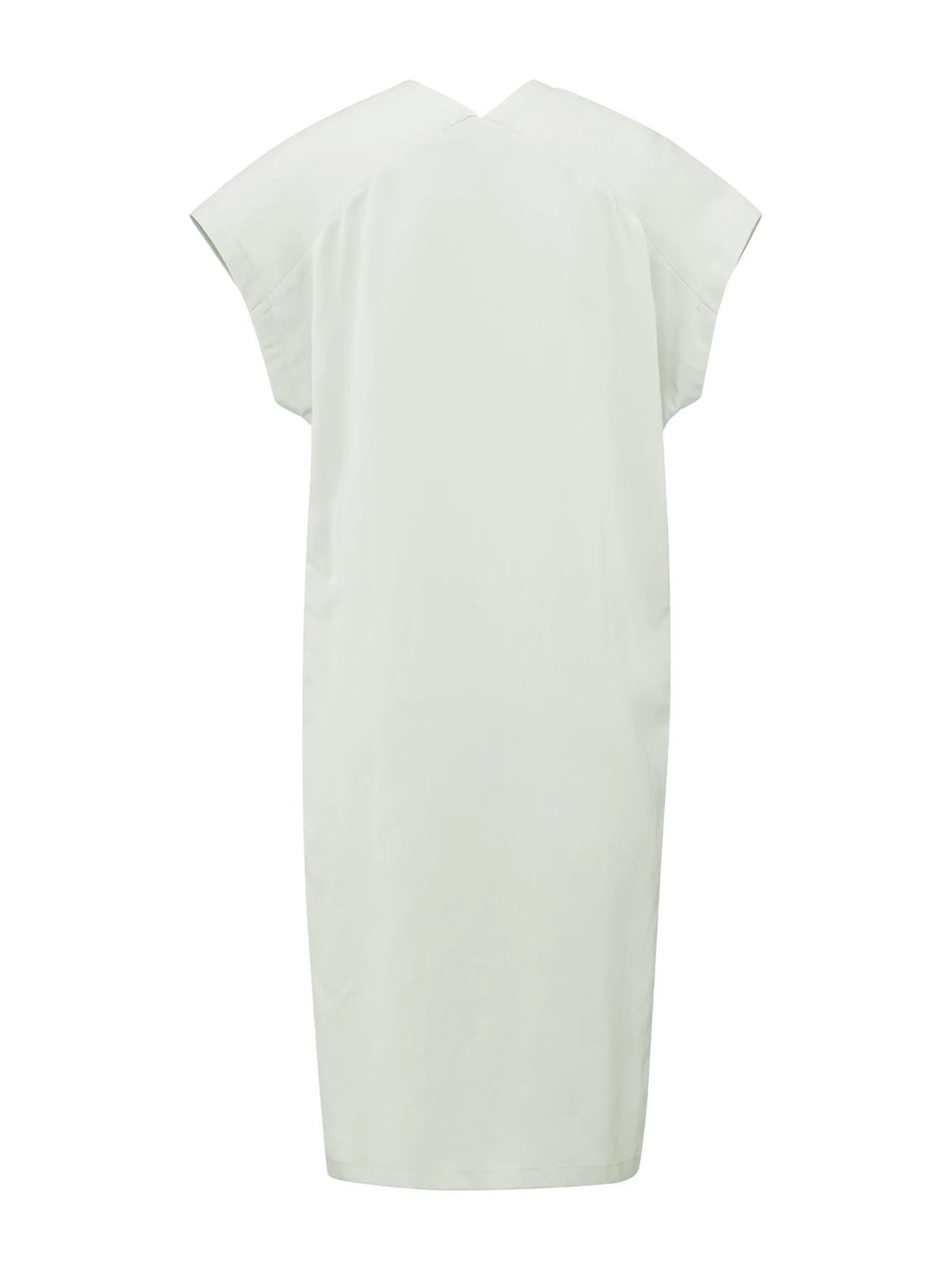 YAYA Double V-Neck Dress With Slit