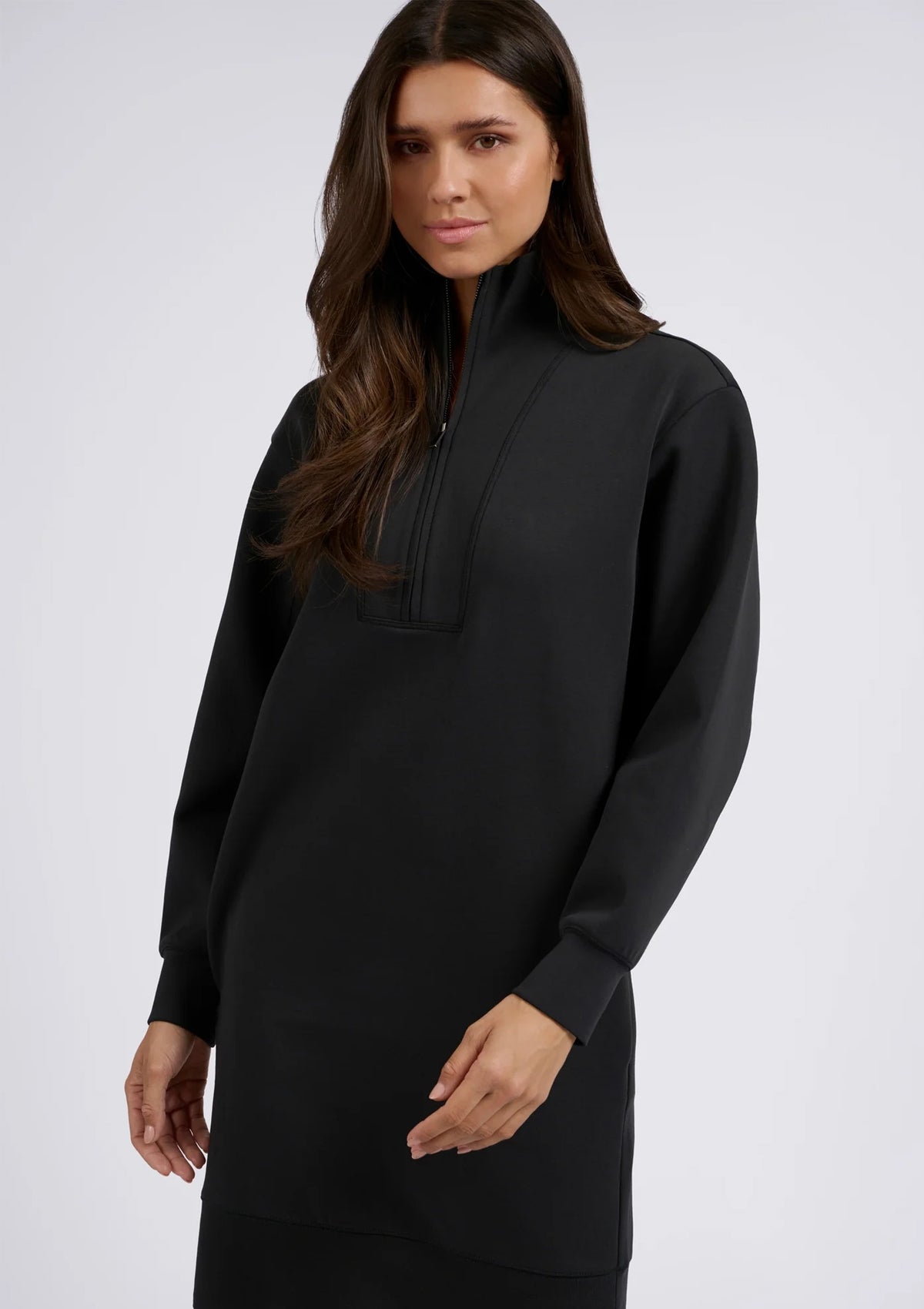 YAYA Long Sleeve Jersey Dress