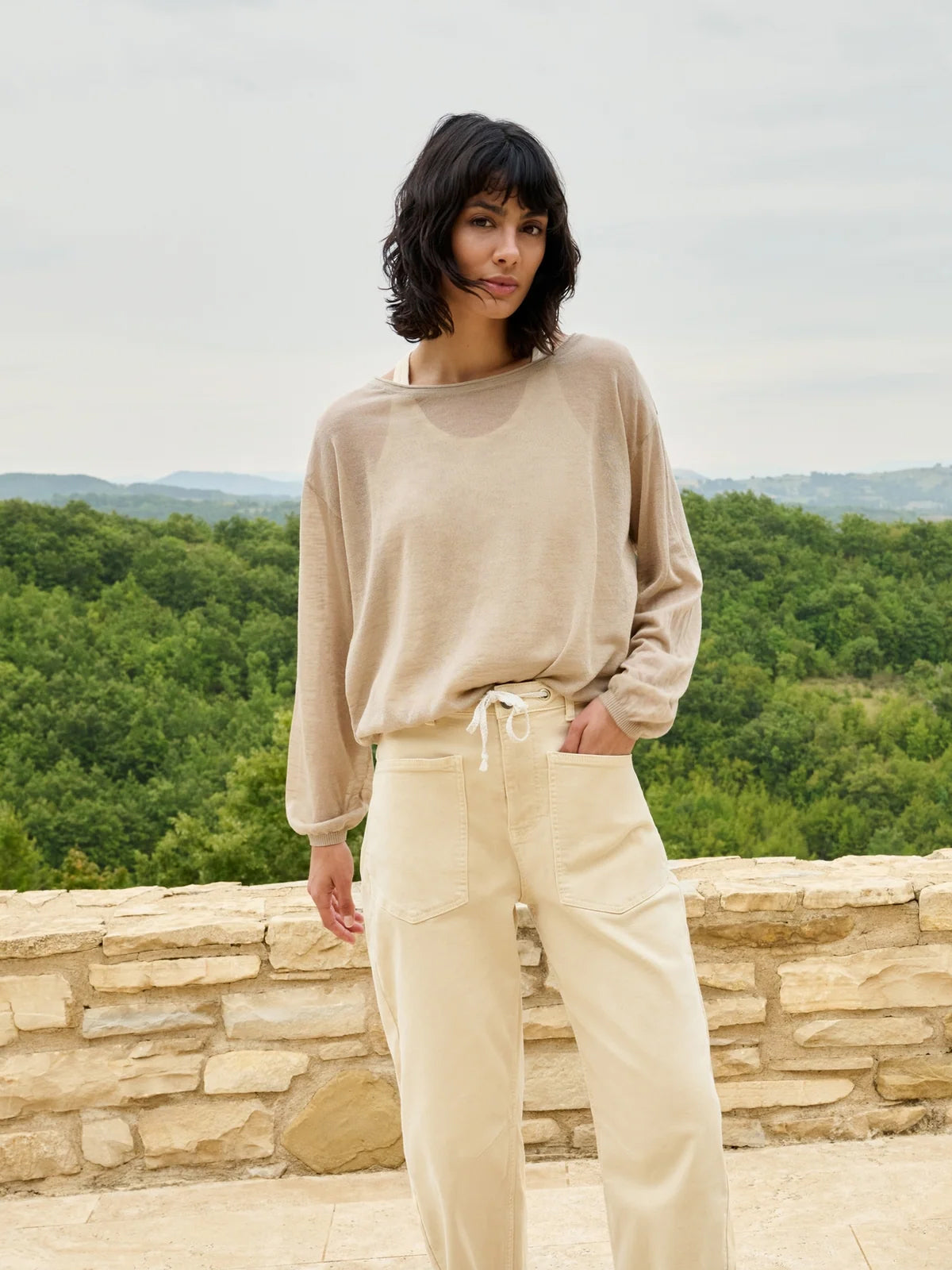 YAYA Twinset With Matching Singlet