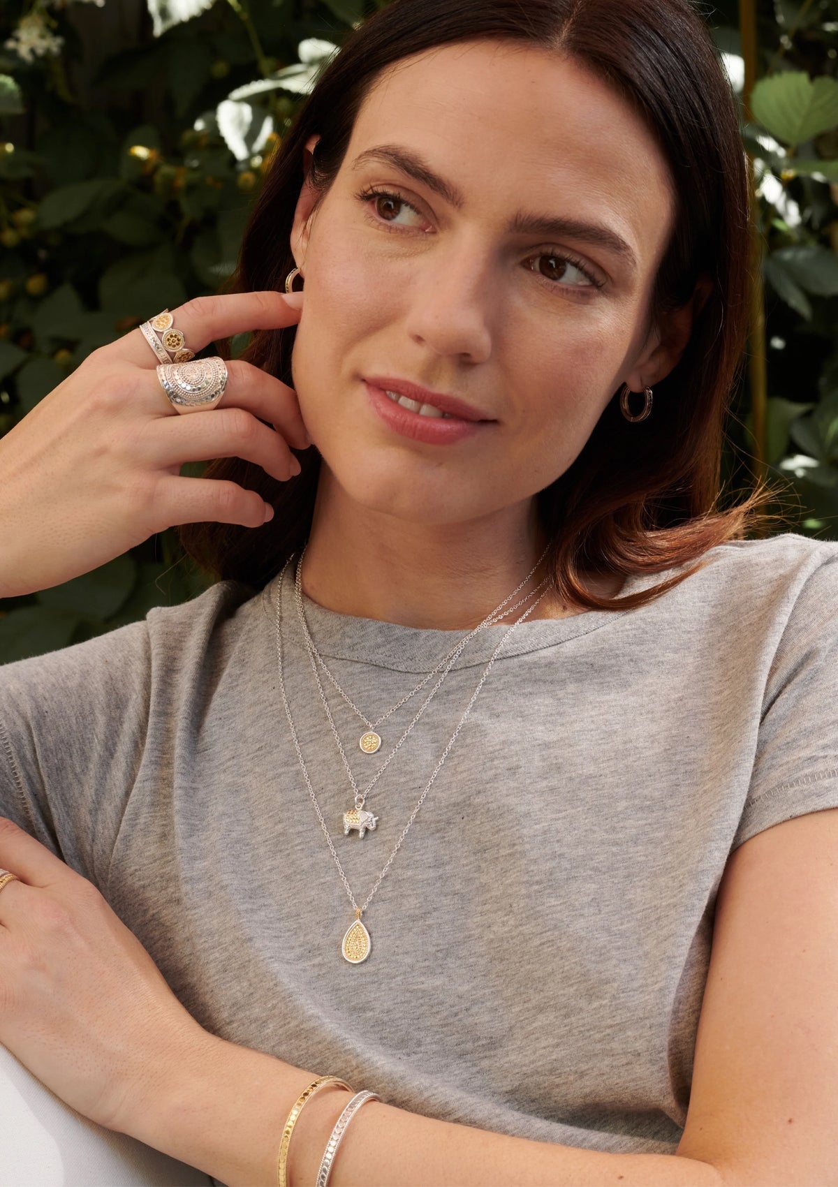 Anna Beck Small Classic Teardrop Necklace - Glebe Fashion