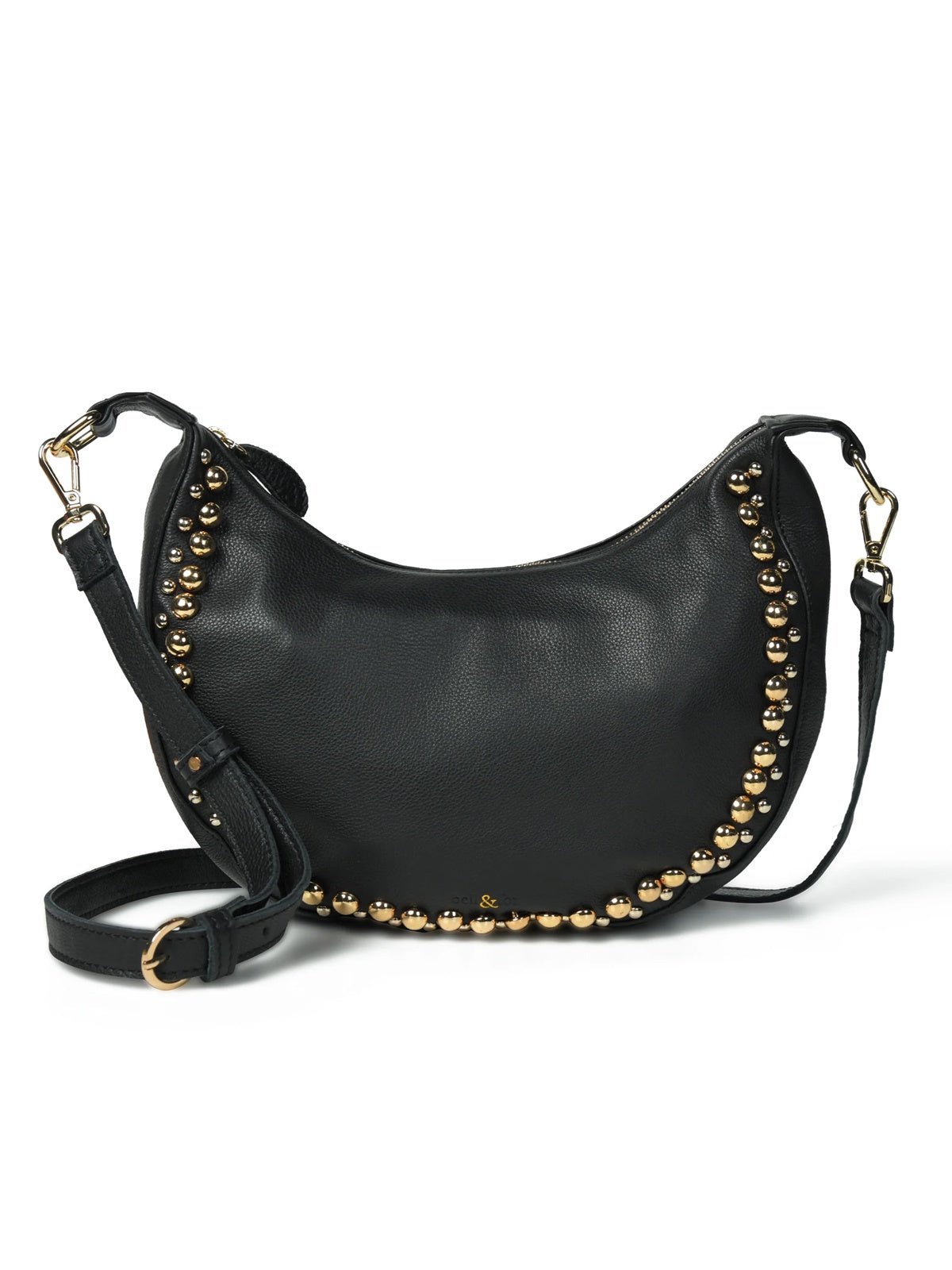 Bell & Fox Robyn Studded Crossbody Bag Black - Glebe Fashion