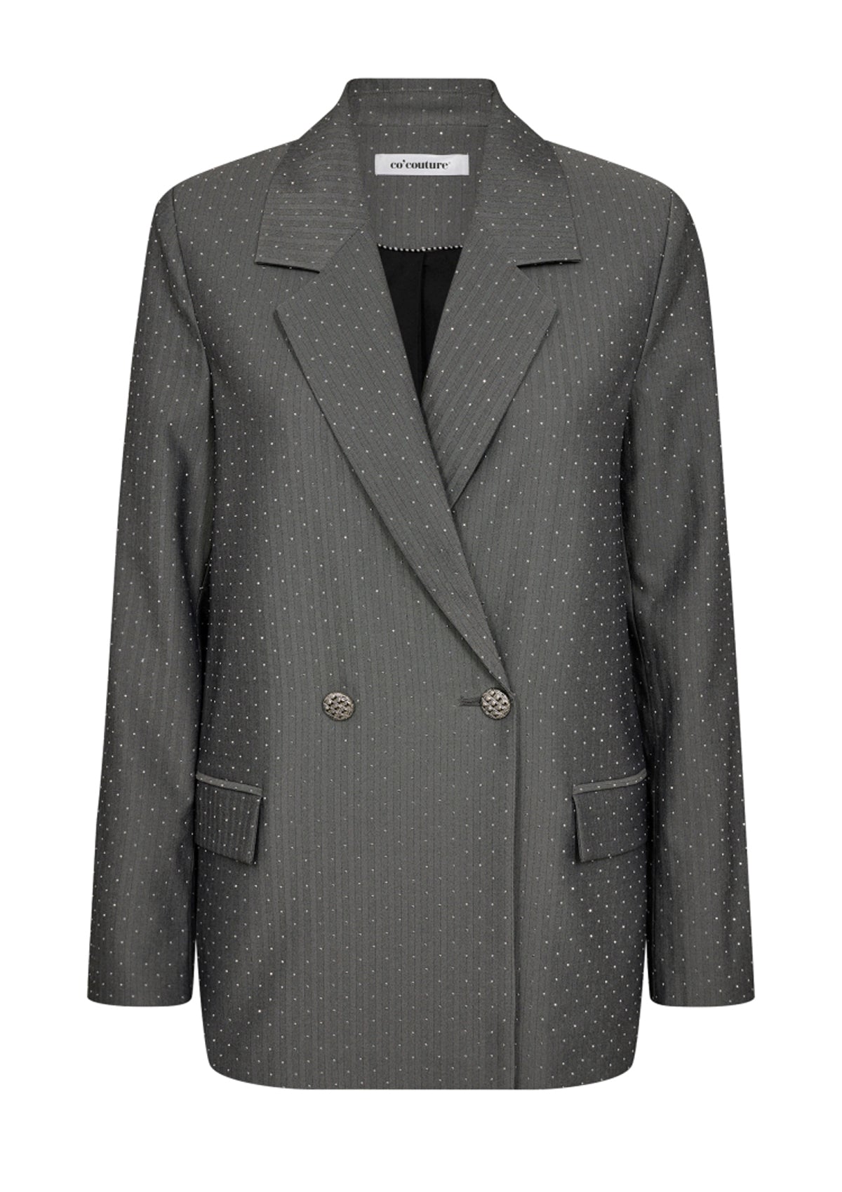 Co’couture Jewel Blazer Grey - Glebe Fashion